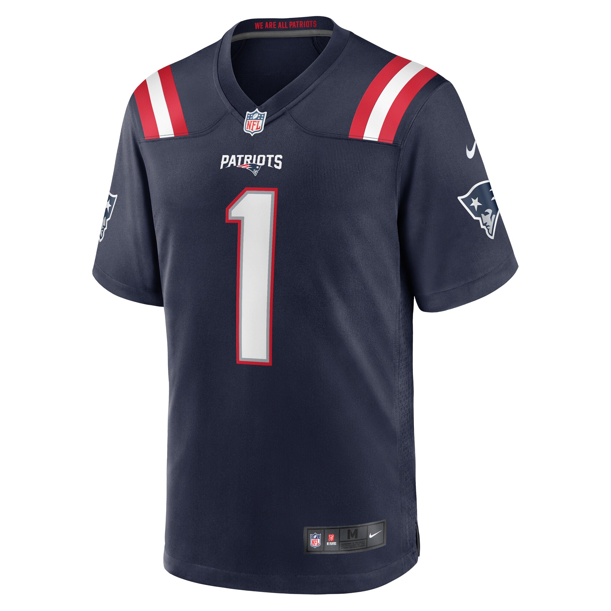 Ja’Lynn Polk New England Patriots Nike Team Game Jersey – Navy Clowdercats