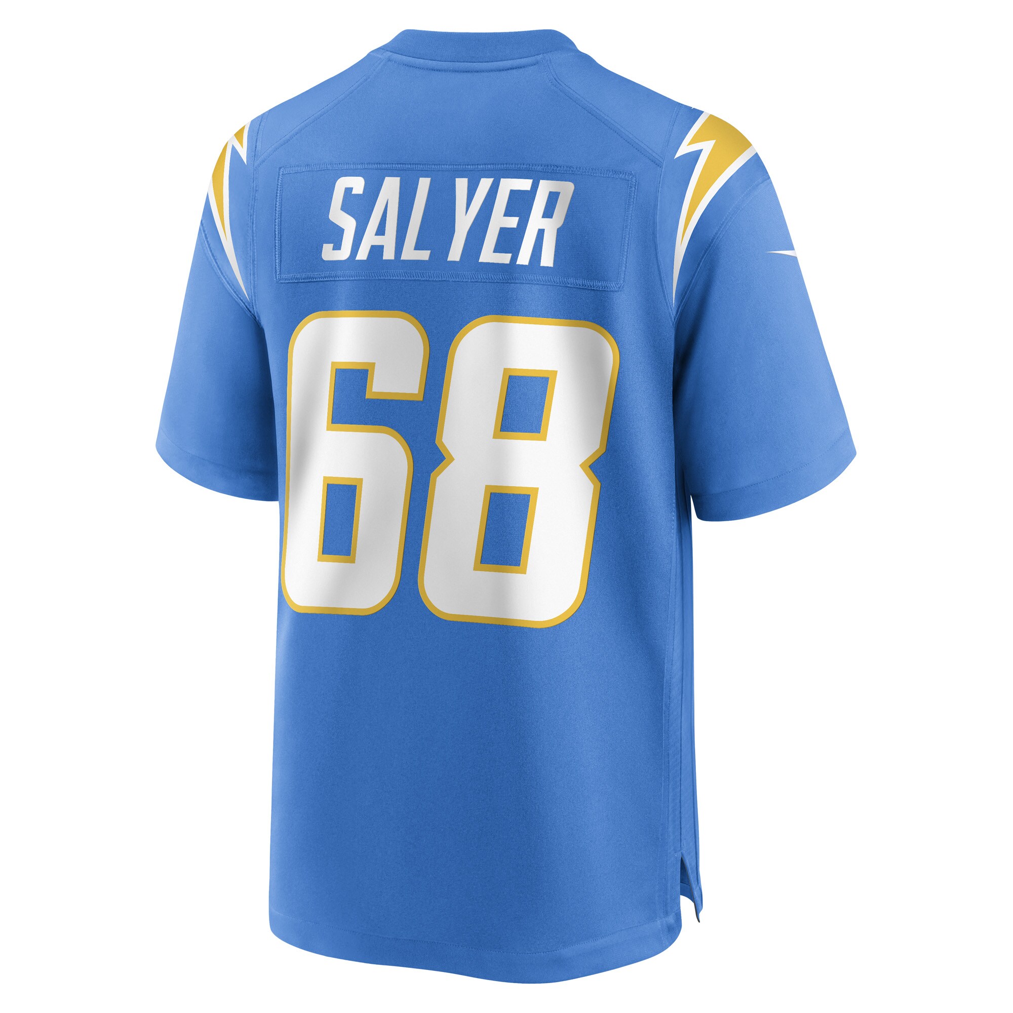 Jamaree Salyer Los Angeles Chargers Nike Game Player Jersey – Powder Blue Clowdercats
