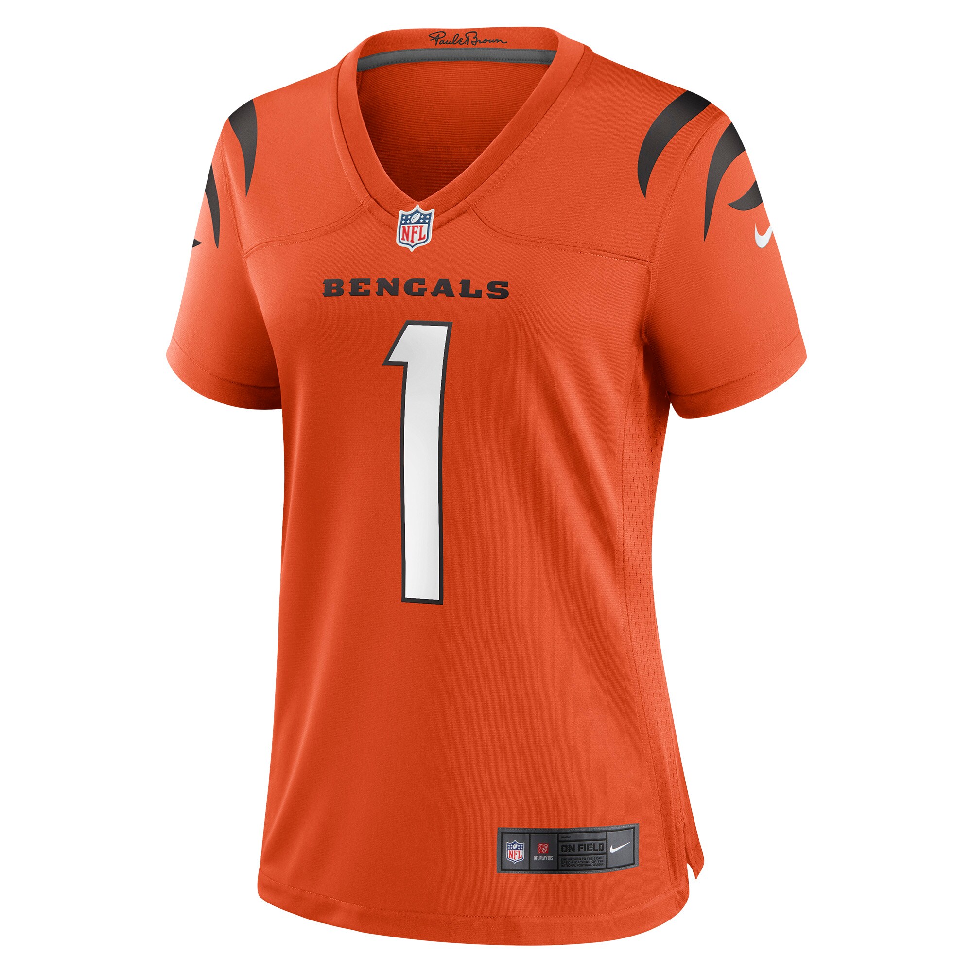 Ja’Marr Chase Cincinnati Bengals Nike Women’s Alternate Game Jersey – Orange Clowdercats