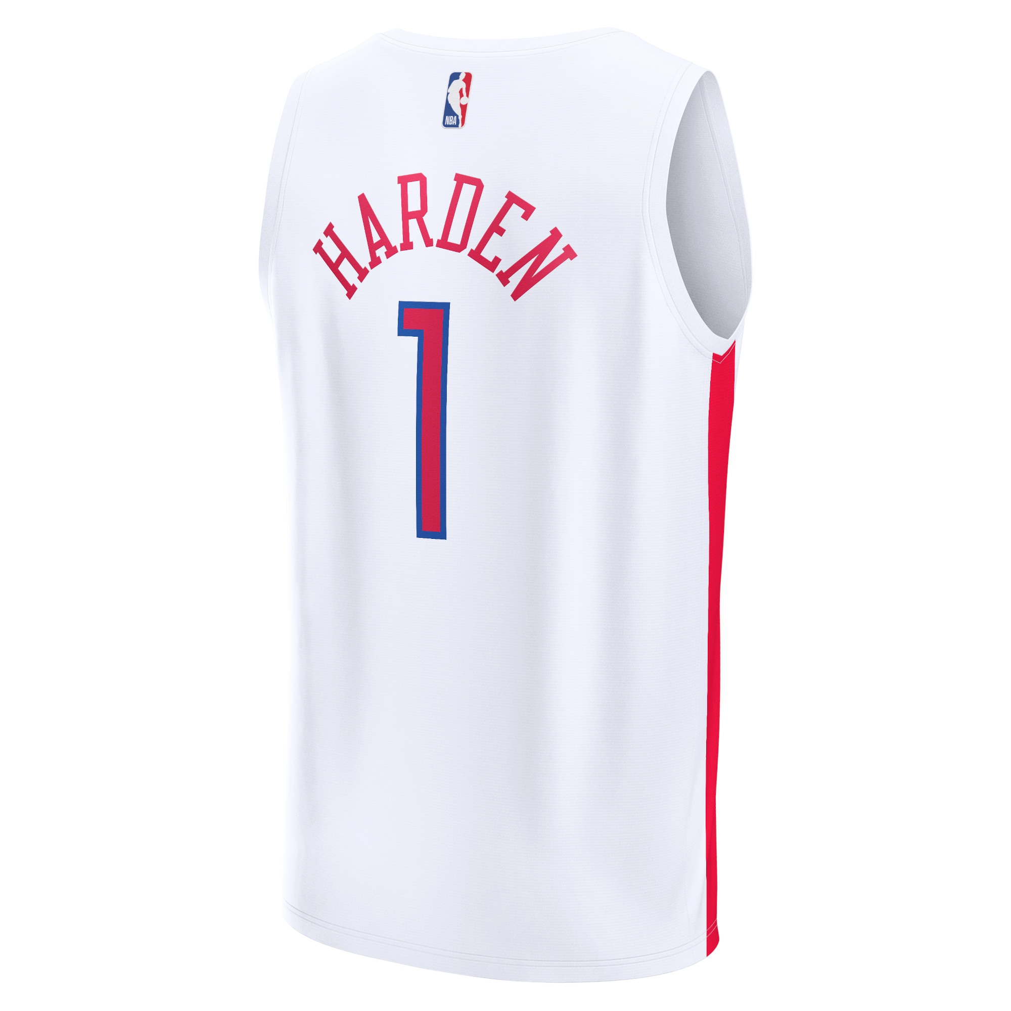 James Harden Philadelphia 76ers Fanatics Youth Fastbreak Jersey – City Edition – White Clowdercats