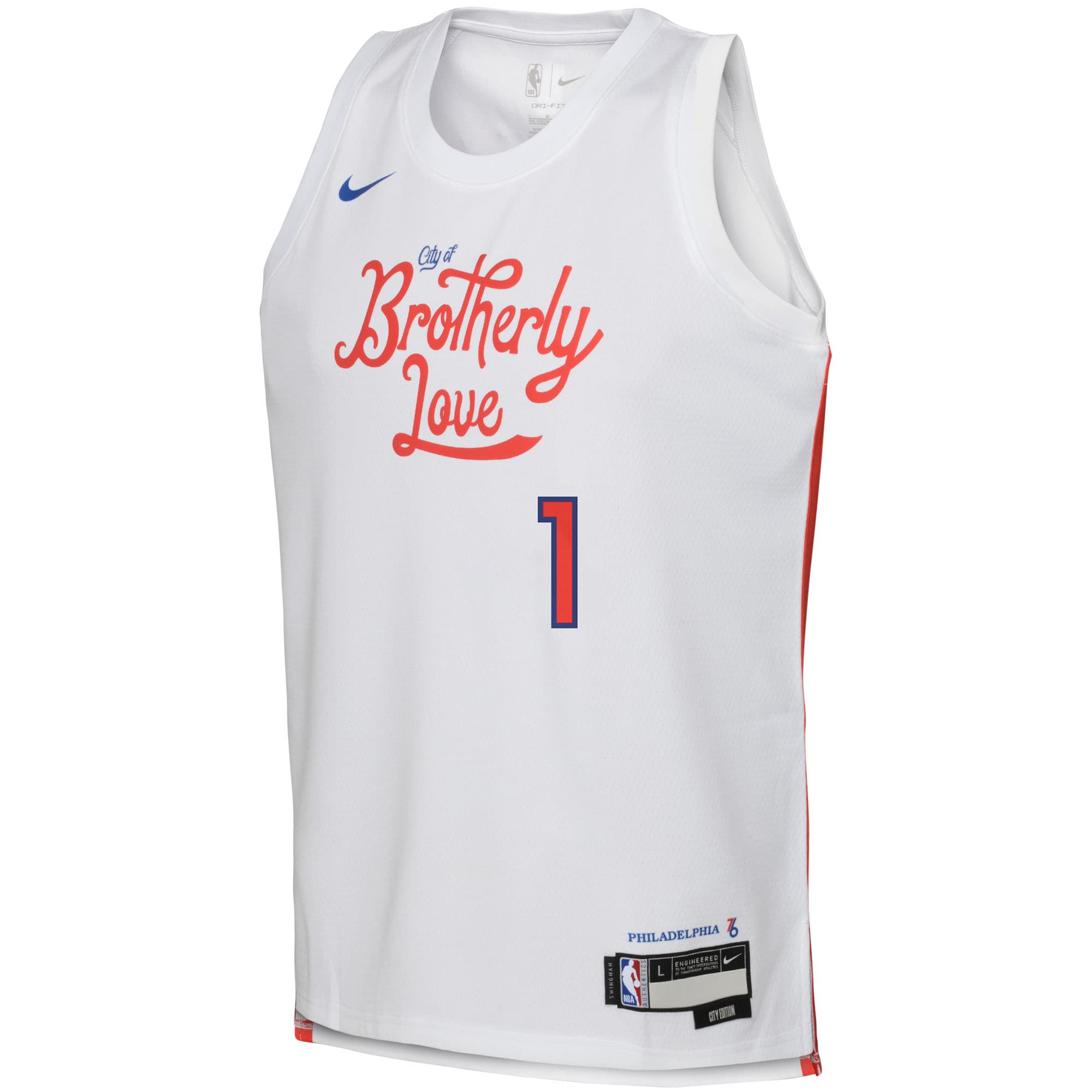 James Harden Philadelphia 76ers Nike Youth 2022/23 Swingman Jersey – City Edition – White Clowdercats