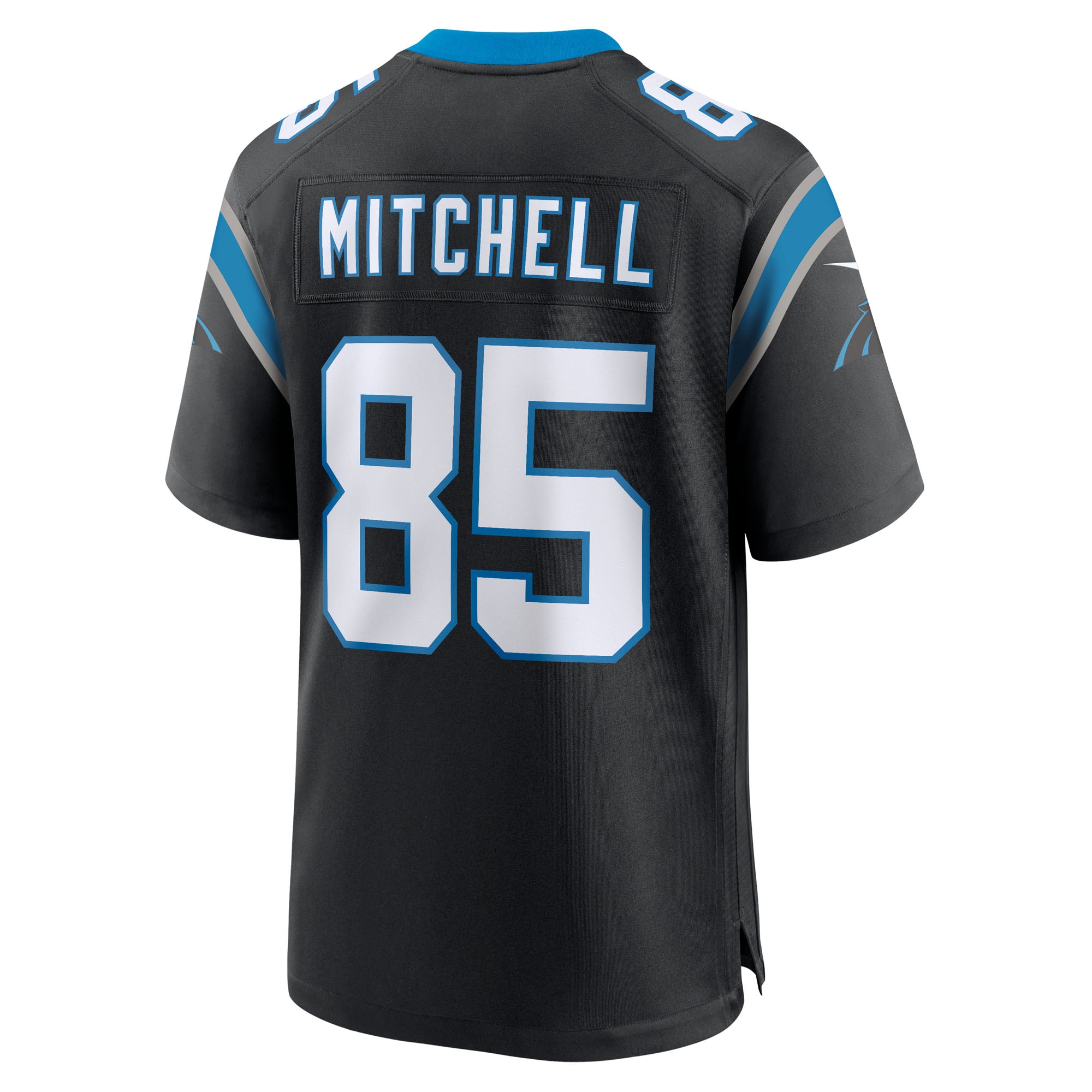 James Mitchell Carolina Panthers Nike Team Game Jersey – Black Clowdercats