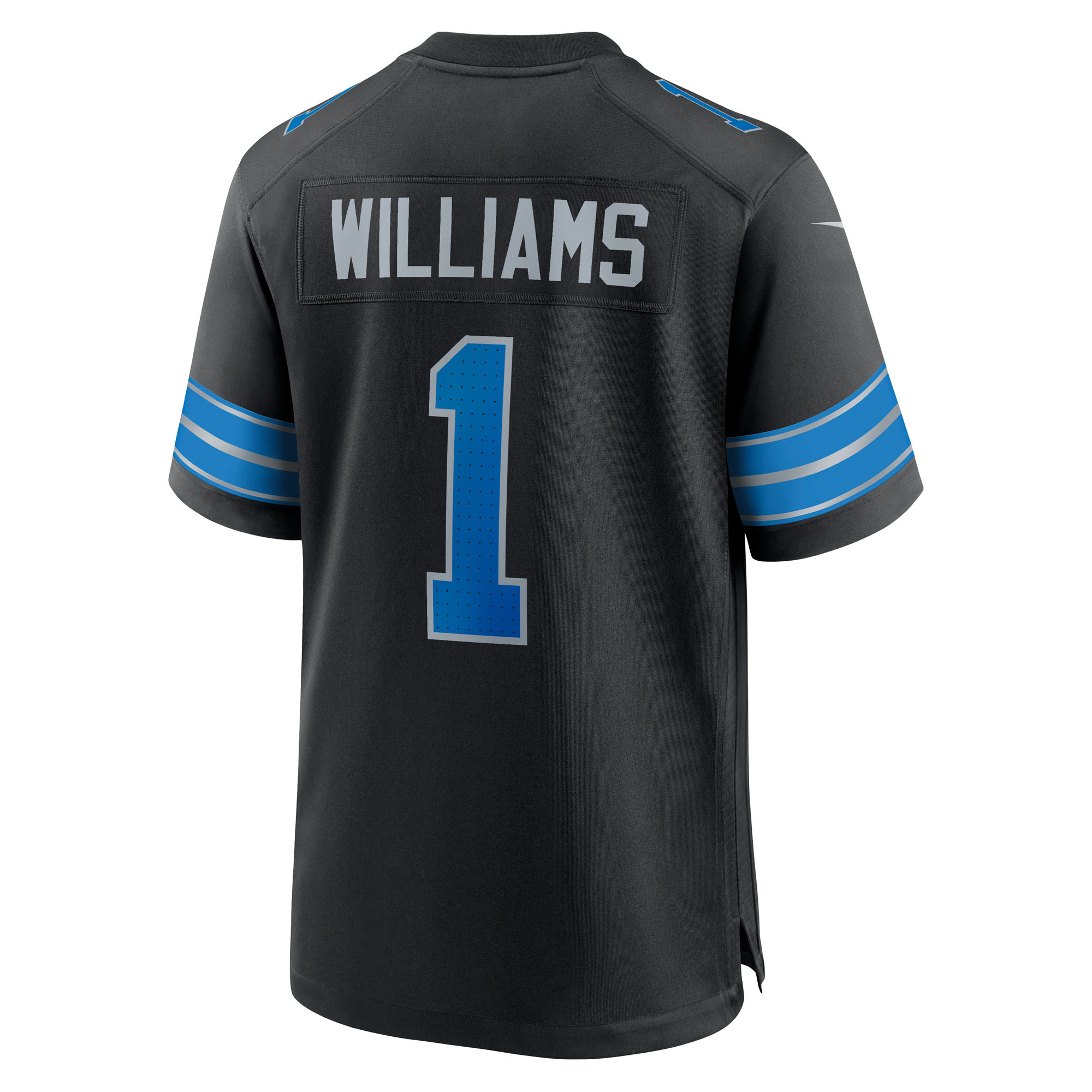 Jameson Williams Detroit Lions Nike Alternate Game Player Jersey – Black Clowdercats