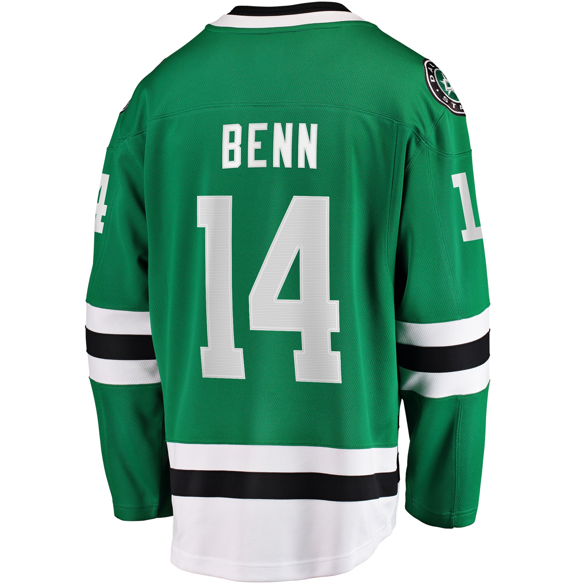Jamie Benn Dallas Stars Fanatics Captain Patch Home Breakaway Jersey – Kelly Green Clowdercats