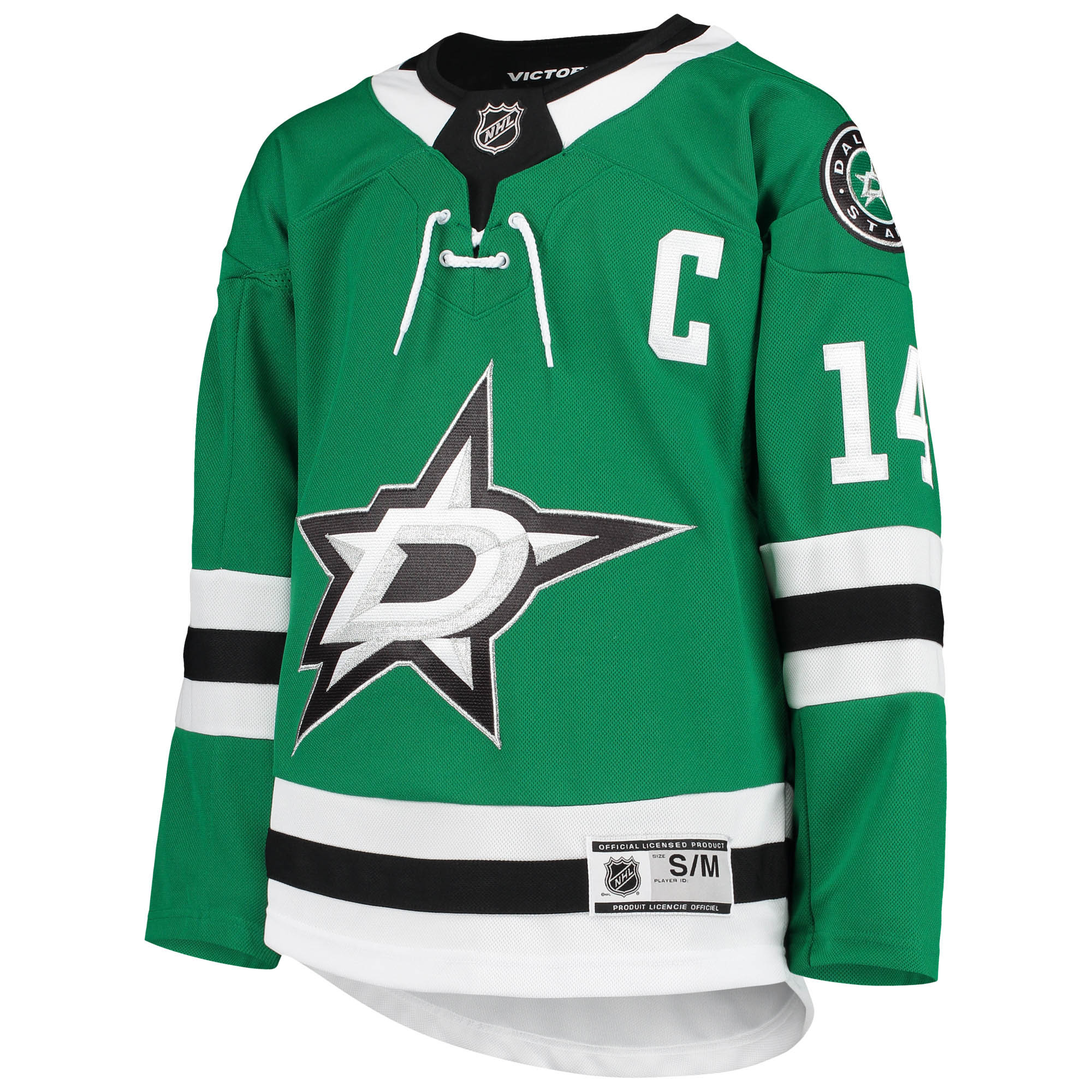 Jamie Benn Dallas Stars Youth Home Premier Player Jersey – Kelly Green Clowdercats