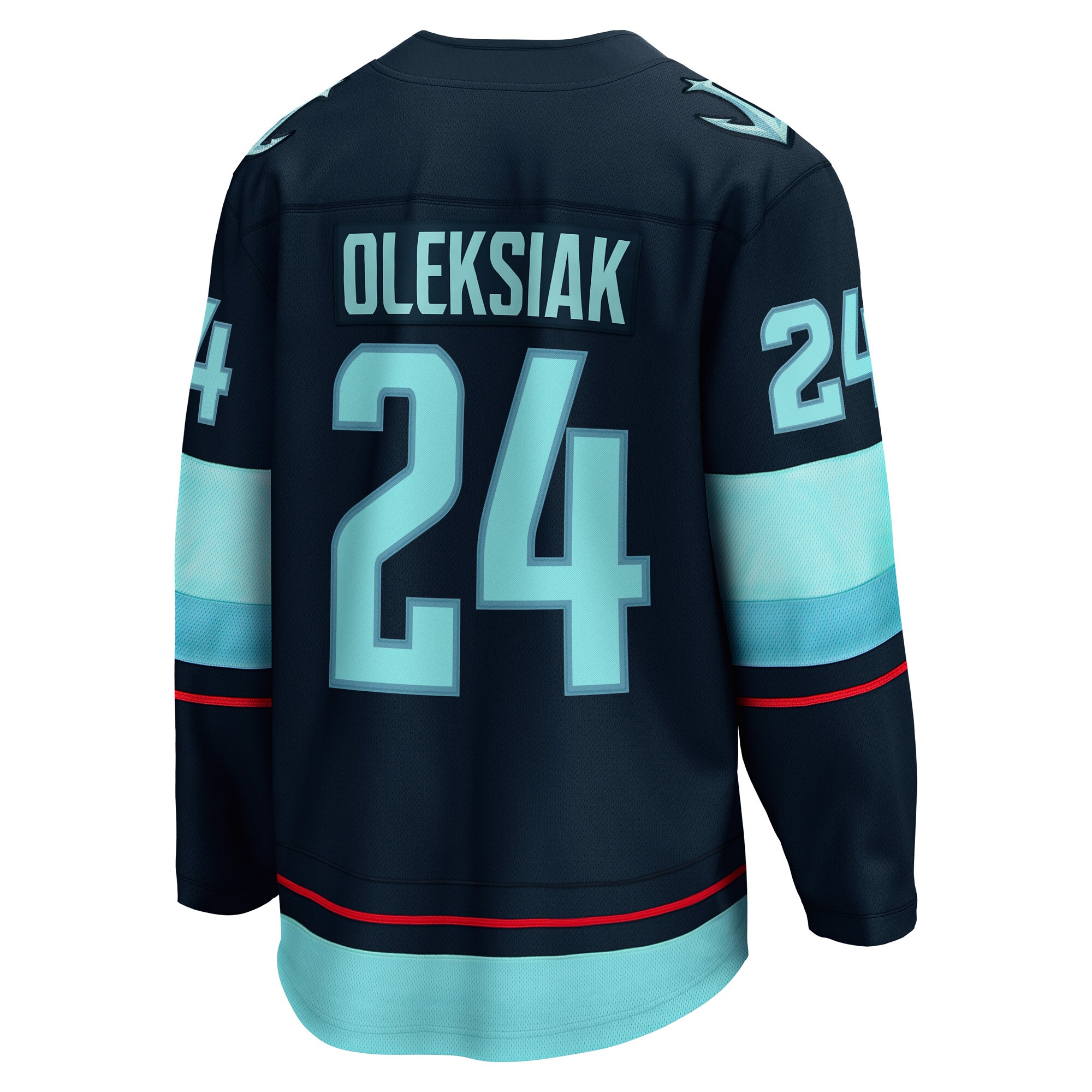 Jamie Oleksiak Seattle Kraken Fanatics Home Breakaway Player Jersey – Deep Sea Blue Clowdercats