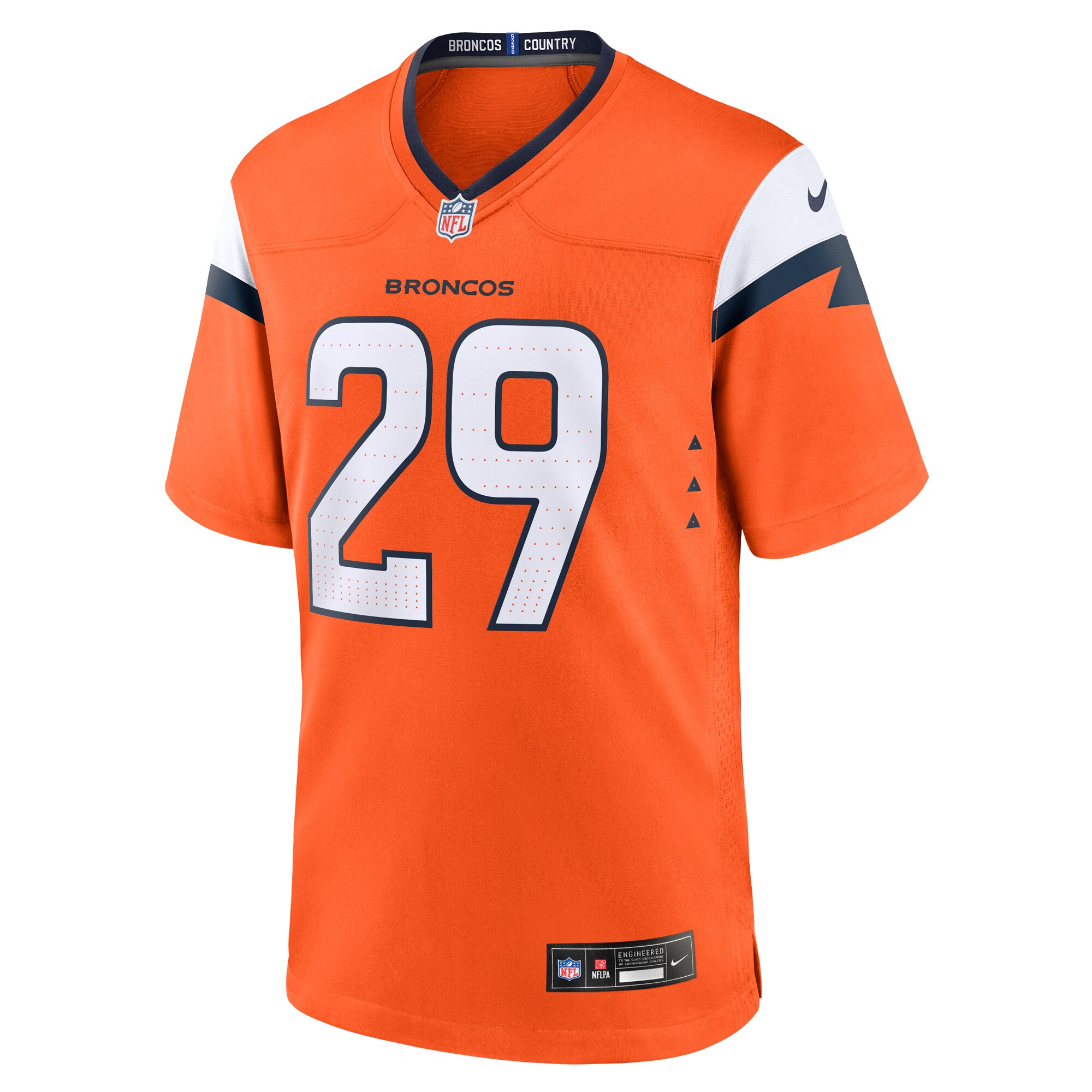Ja’Quan McMillian Denver Broncos Nike Team Game Jersey – Orange Clowdercats