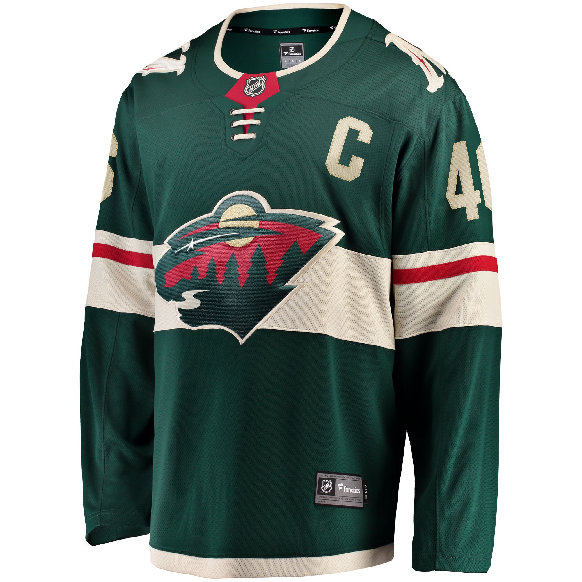 Jared Spurgeon Minnesota Wild Home Breakaway Player Jersey – Green Clowdercats