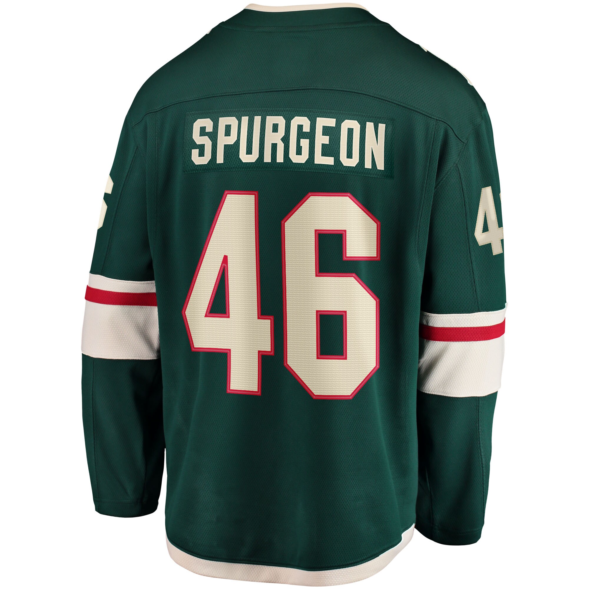 Jared Spurgeon Minnesota Wild Home Breakaway Player Jersey – Green Clowdercats