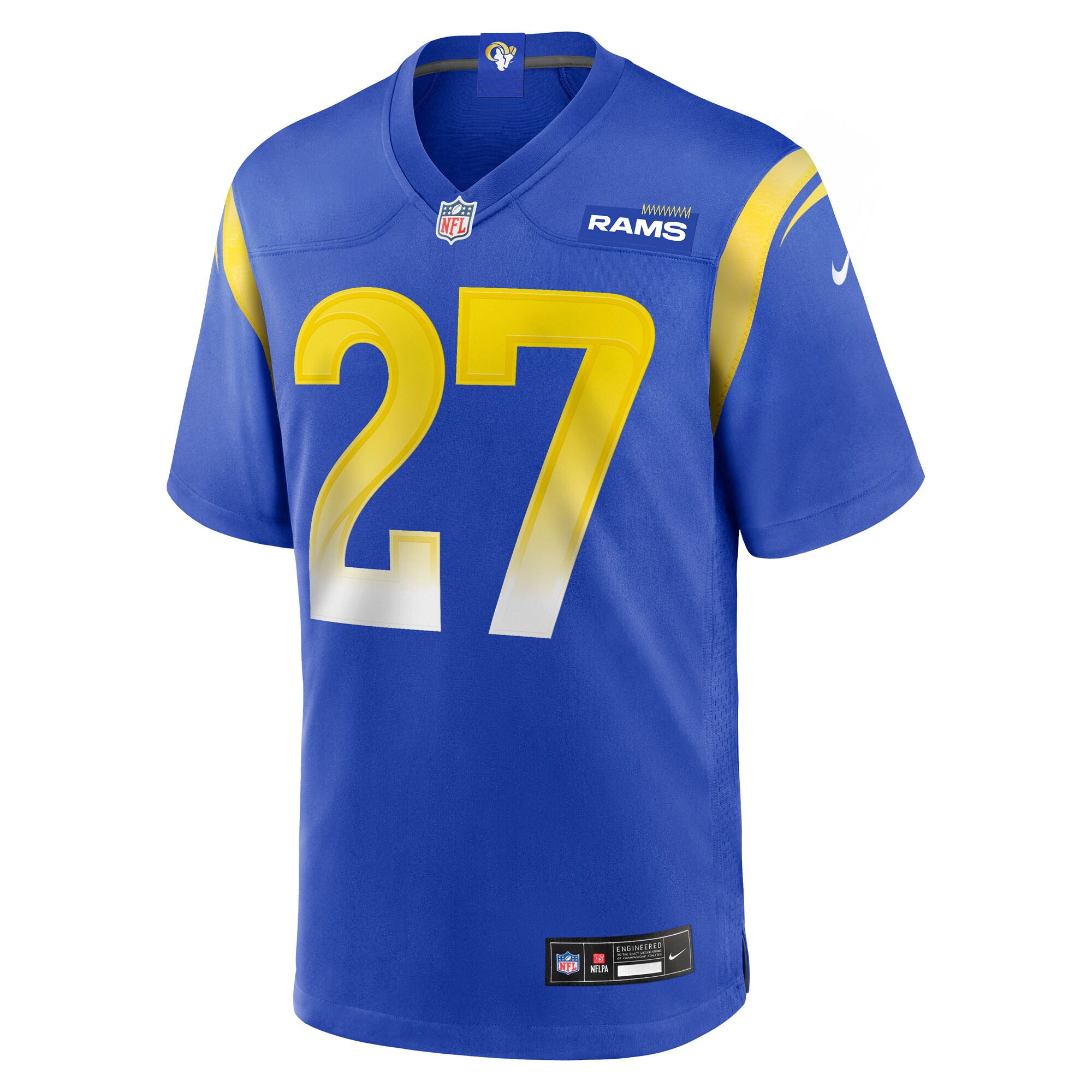 Jarquez Hunter Los Angeles Rams Nike Team Game Jersey – Royal Clowdercats