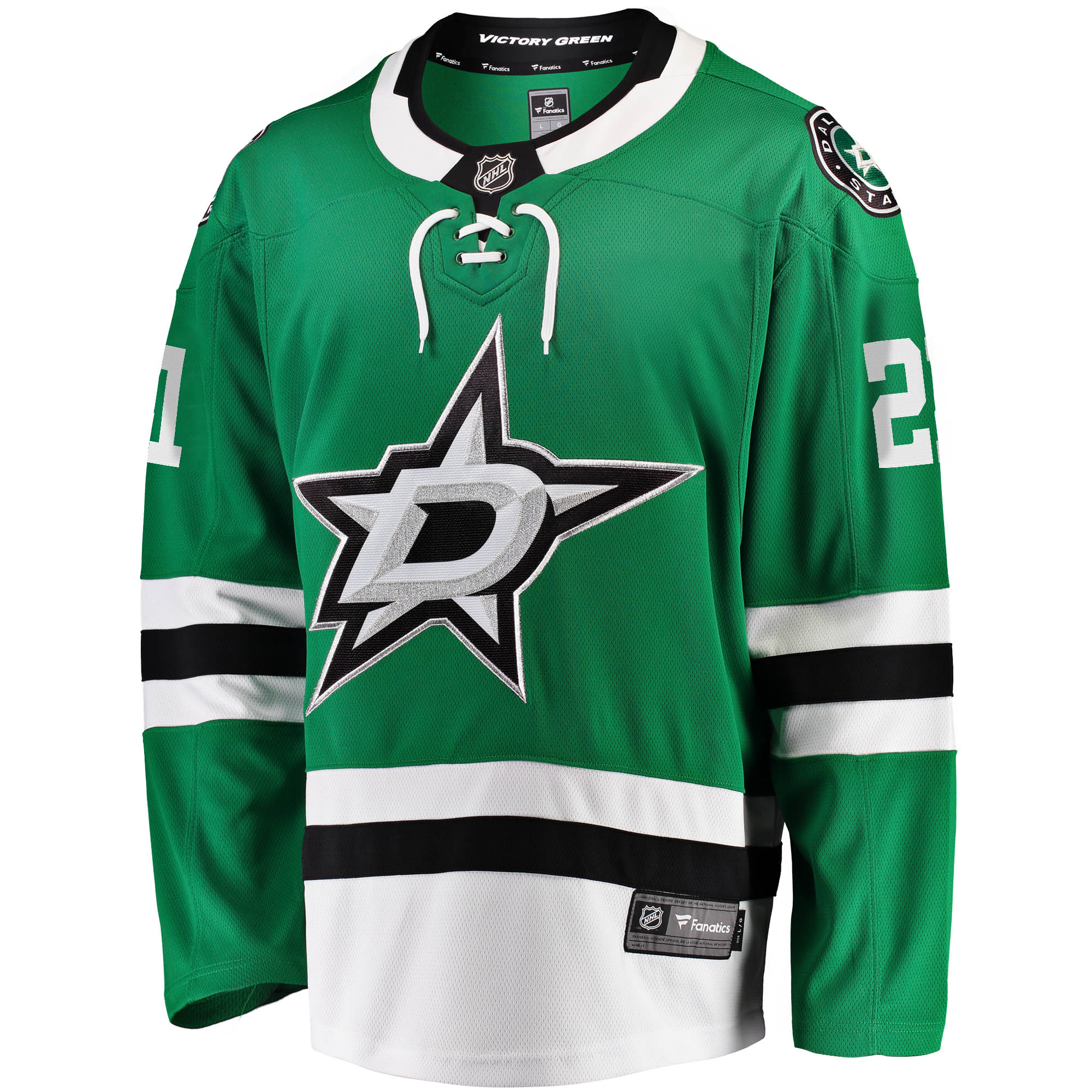 Jason Robertson Dallas Stars Fanatics Home Breakaway Replica Jersey – Kelly Green Clowdercats