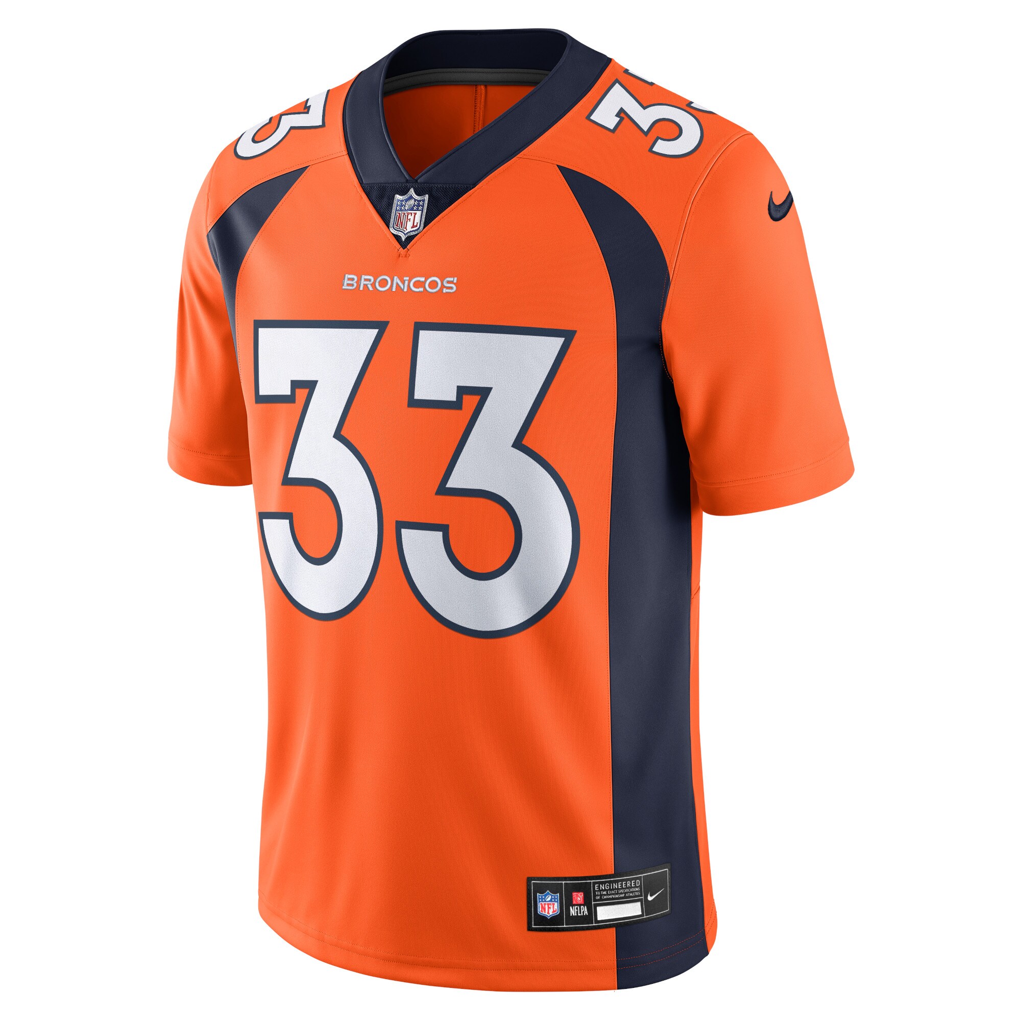 Javonte Williams Denver Broncos Nike Vapor Untouchable Limited Jersey – Orange Clowdercats