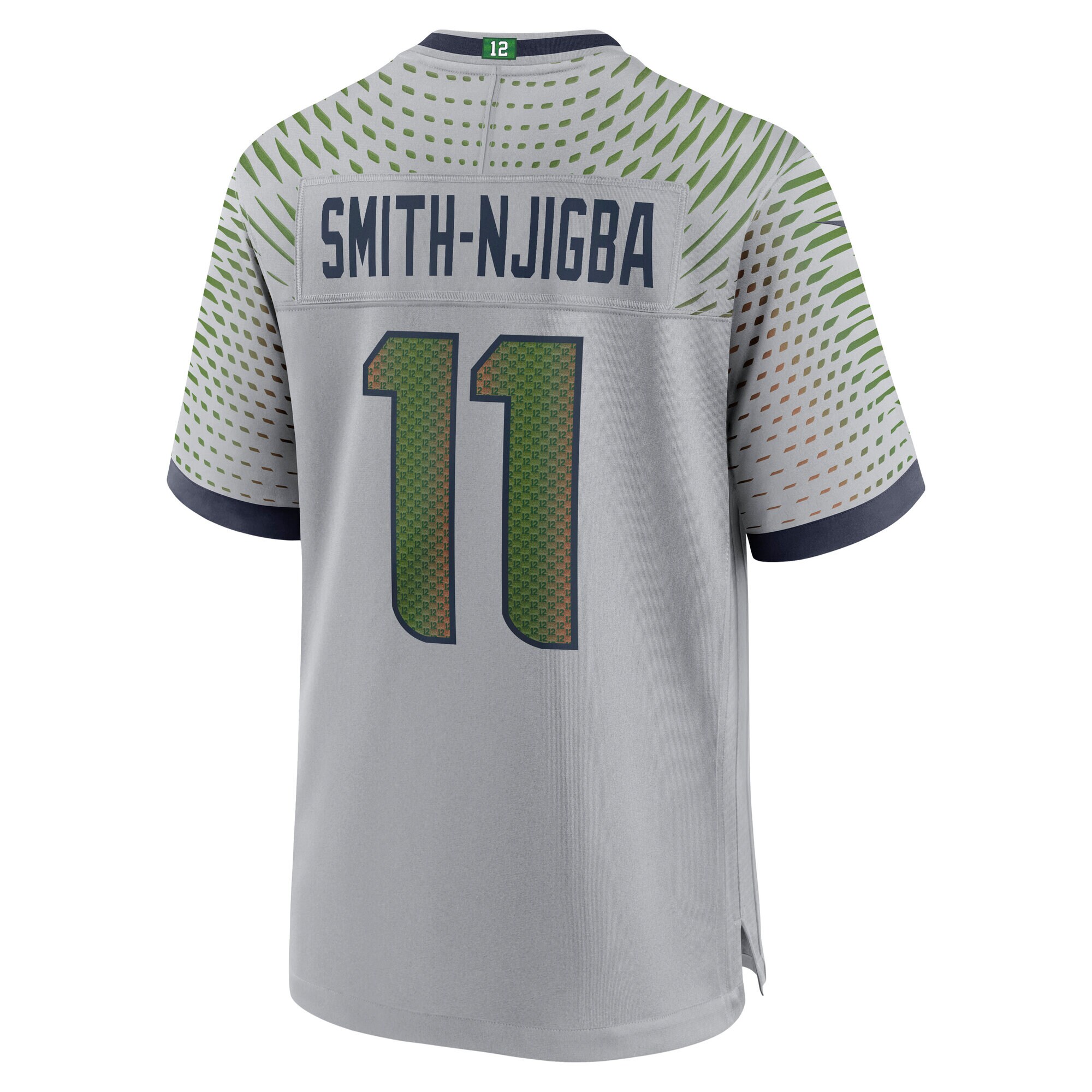 Jaxon Smith-Njigba Seattle Seahawks Nike 2025 Rivalries Collection Game Jersey – Wolf Gray Clowdercats