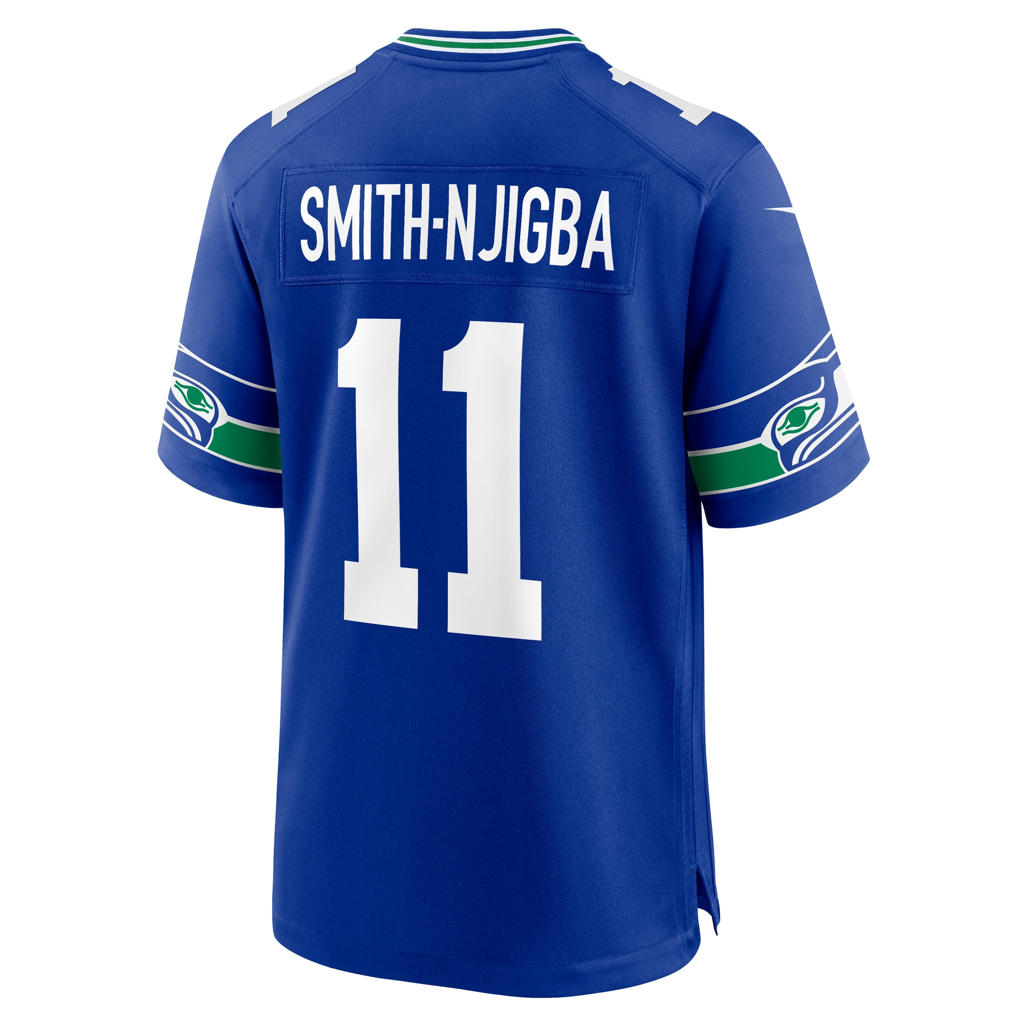 Jaxon Smith-Njigba Seattle Seahawks Nike Alternate 50th Season Game Jersey – Royal Clowdercats