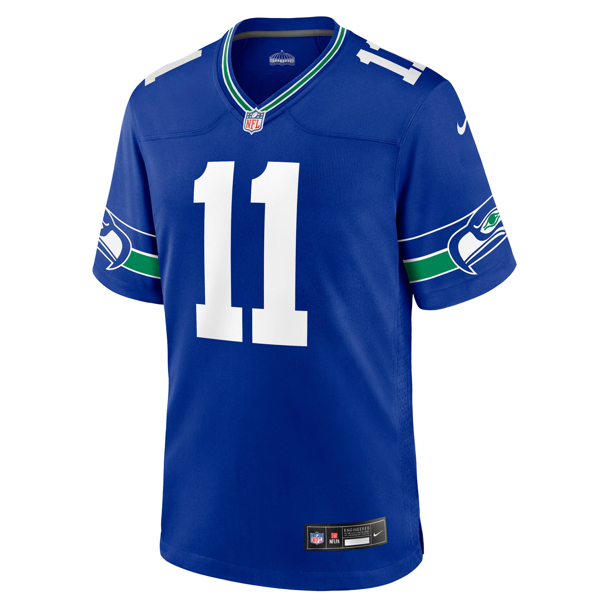 Jaxon Smith-Njigba Seattle Seahawks Nike Throwback Player Game Jersey – Royal Clowdercats
