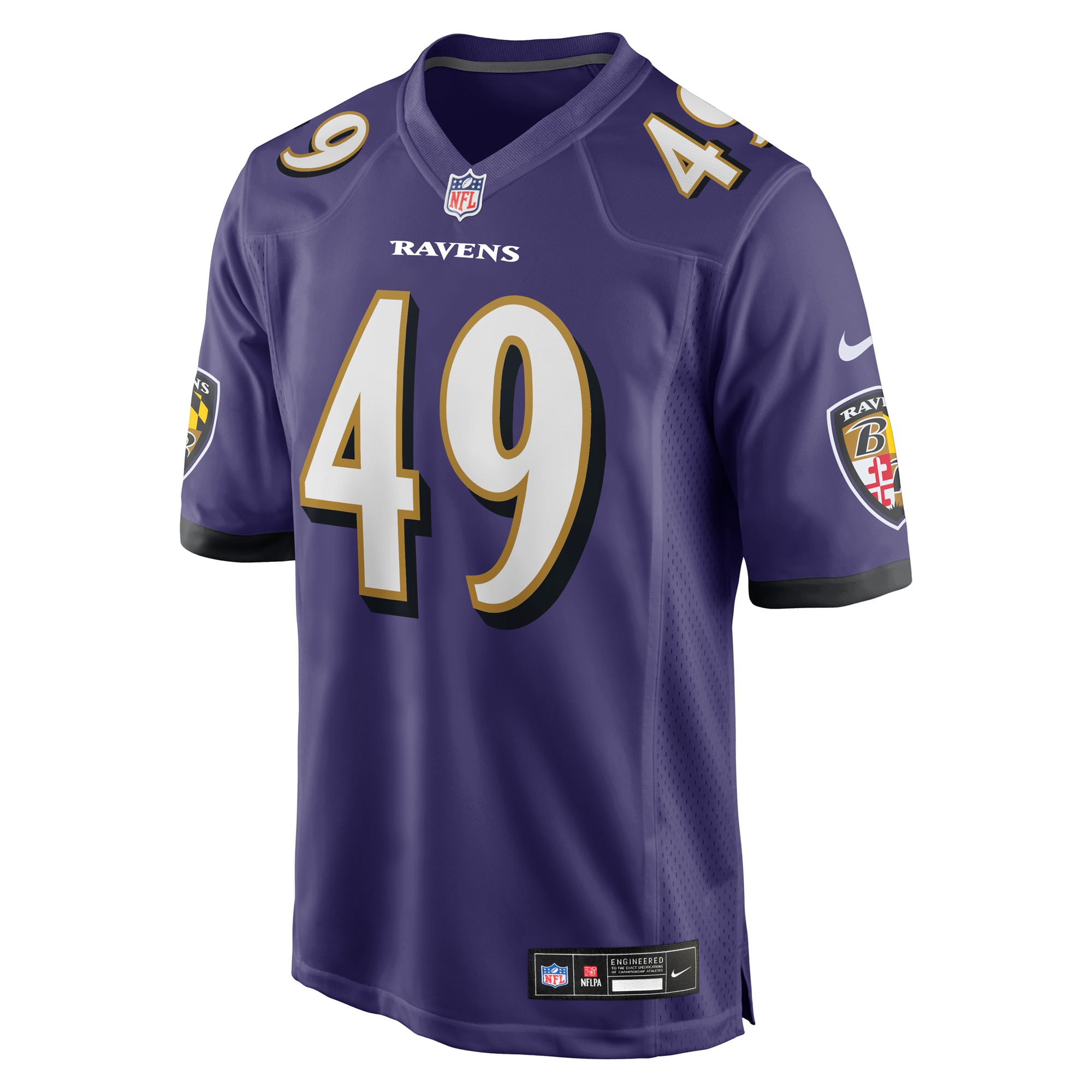 Jay Higgins IV Baltimore Ravens Nike Team Game Jersey – Purple Clowdercats