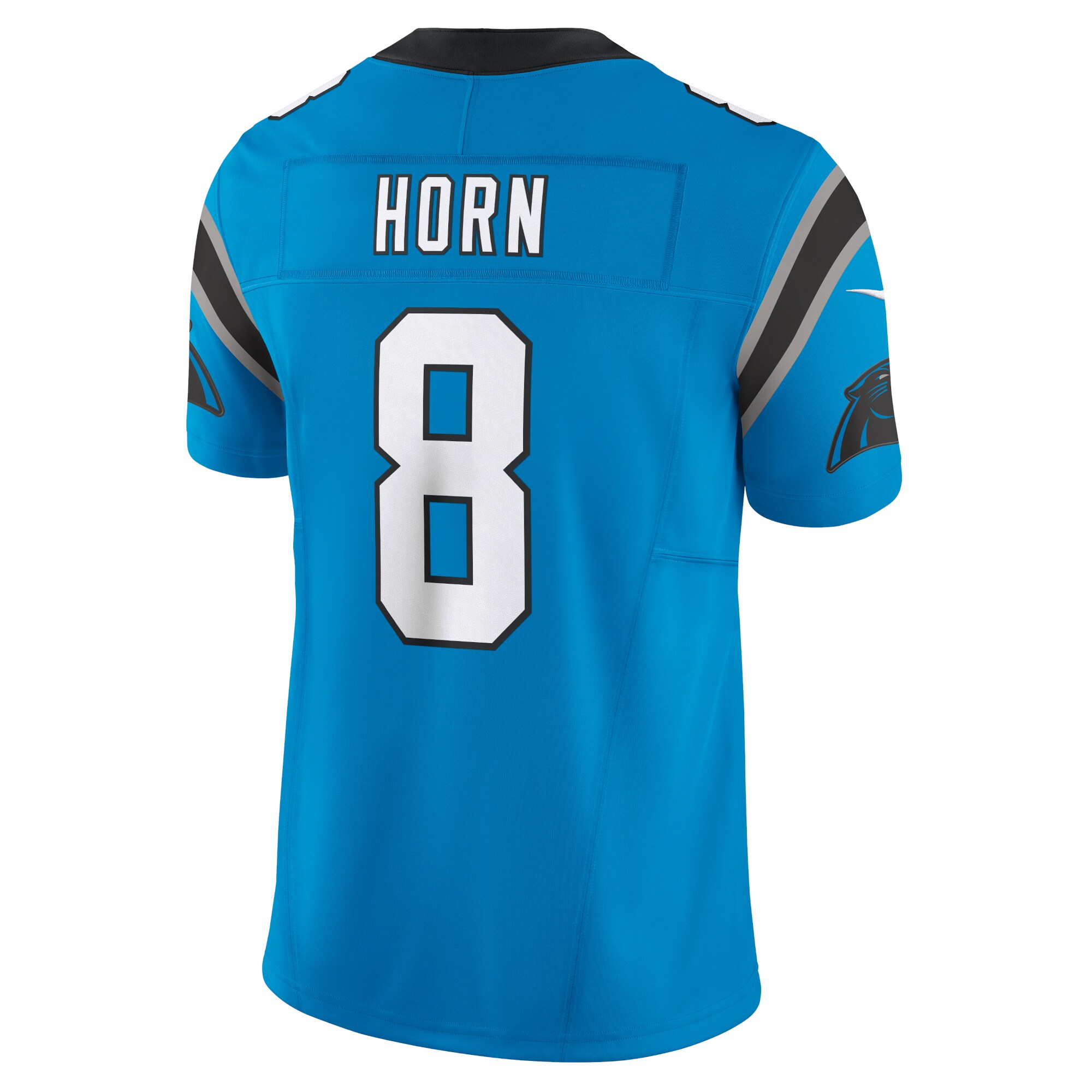Jaycee Horn Carolina Panthers Nike Vapor F.U.S.E. Limited Jersey – Blue Clowdercats