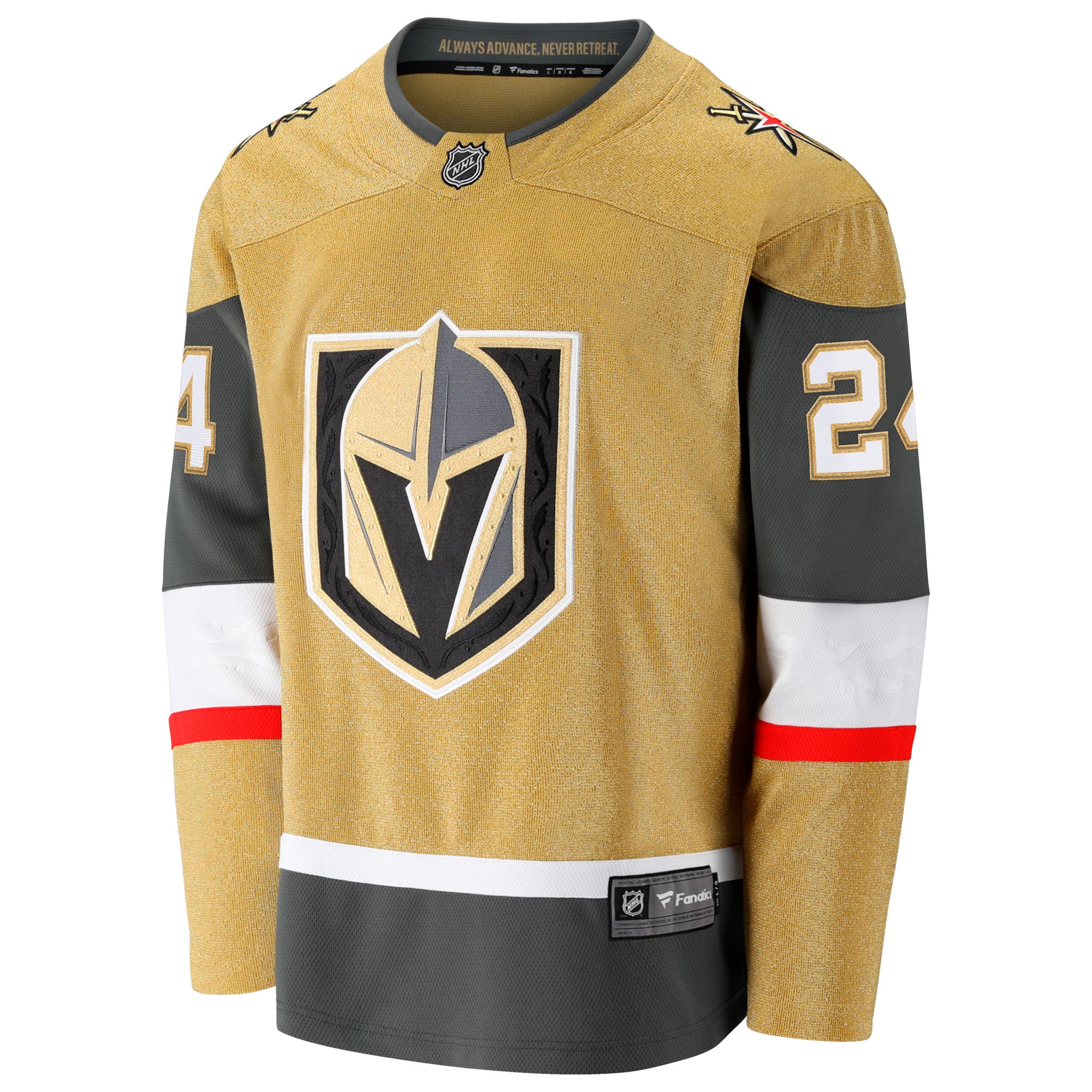 Jaycob Megna Vegas Golden Knights Fanatics Home Breakaway Jersey – Gold Clowdercats