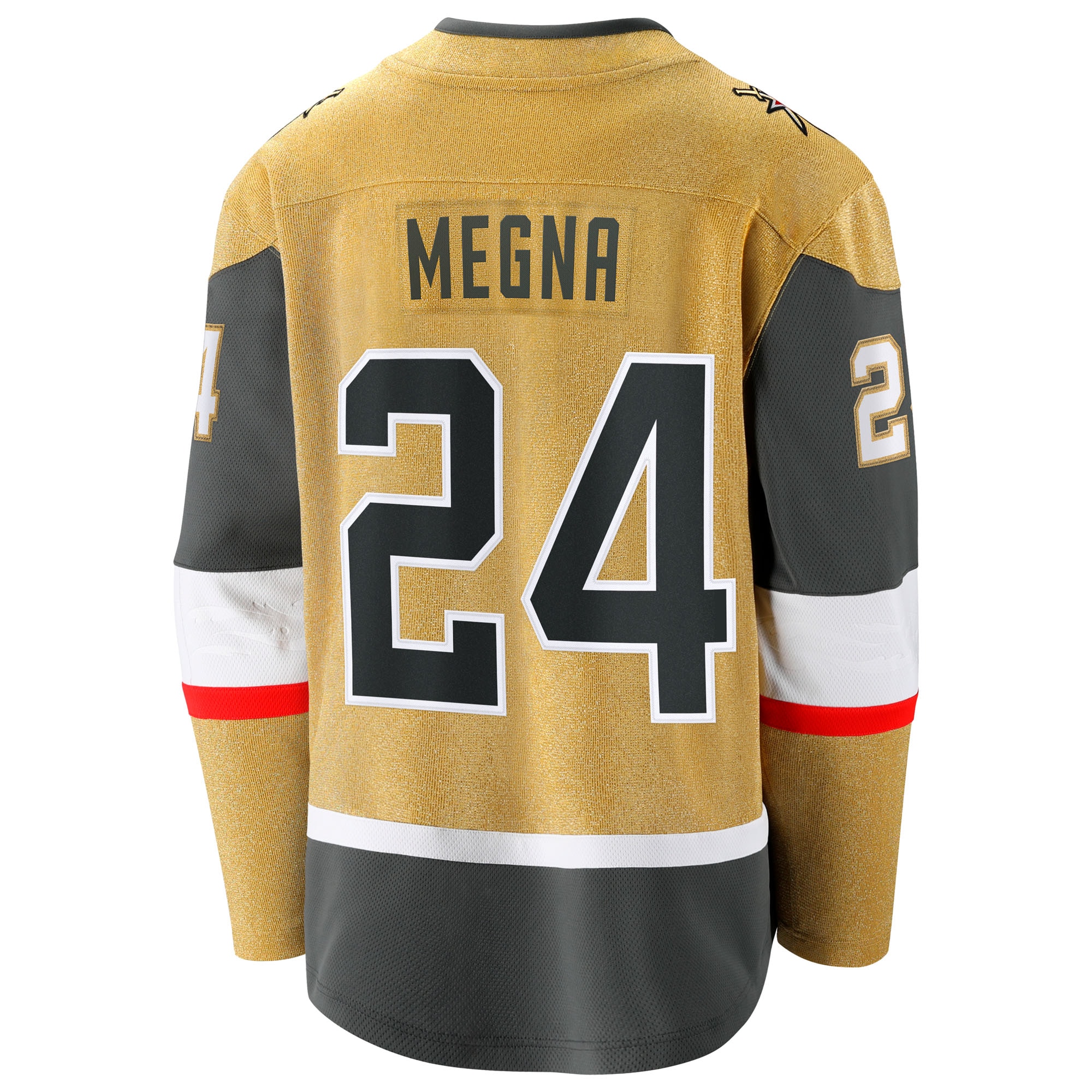 Jaycob Megna Vegas Golden Knights Fanatics Home Breakaway Jersey – Gold Clowdercats