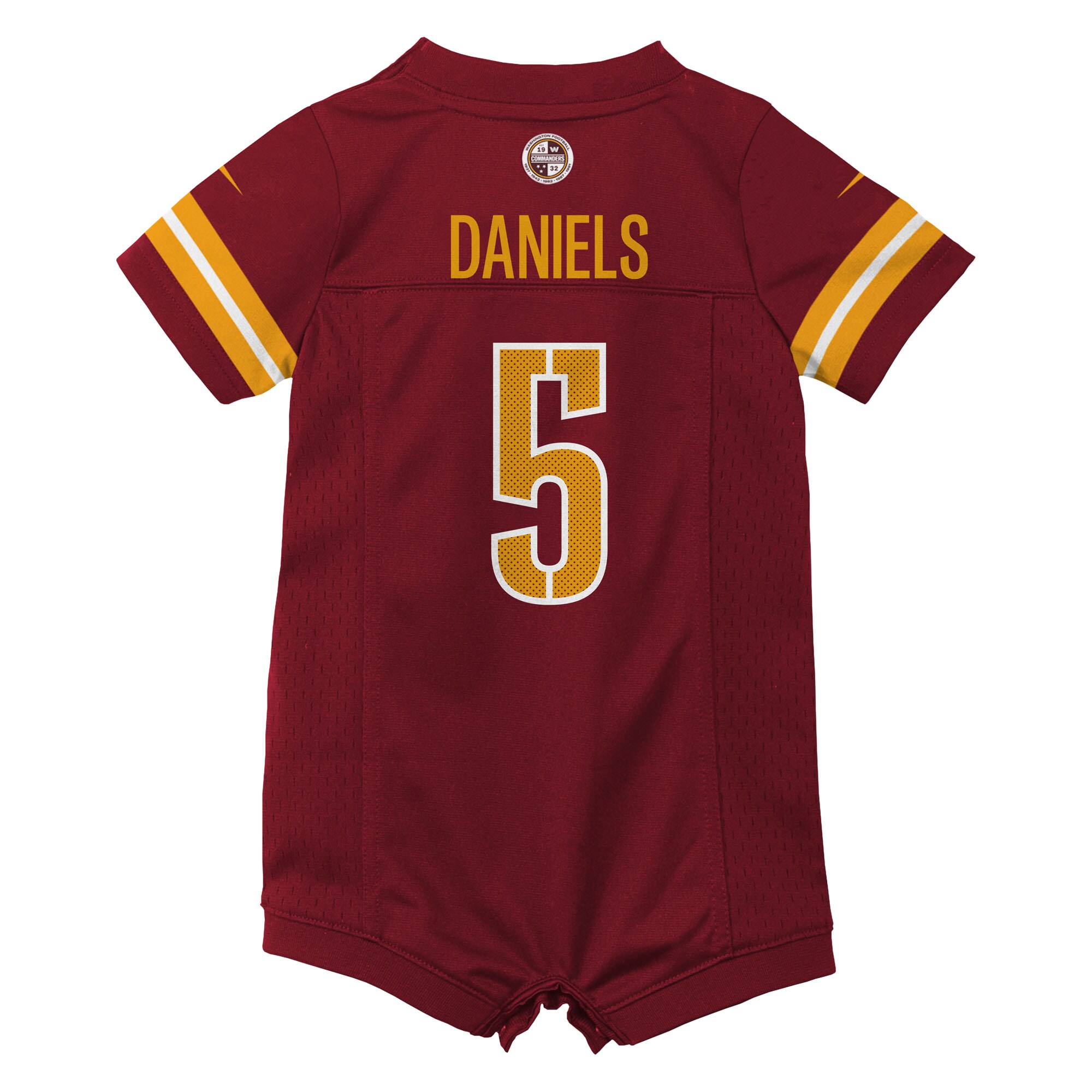 Jayden Daniels Washington Commanders Nike Newborn & Infant Game Romper Jersey – Burgundy Clowdercats