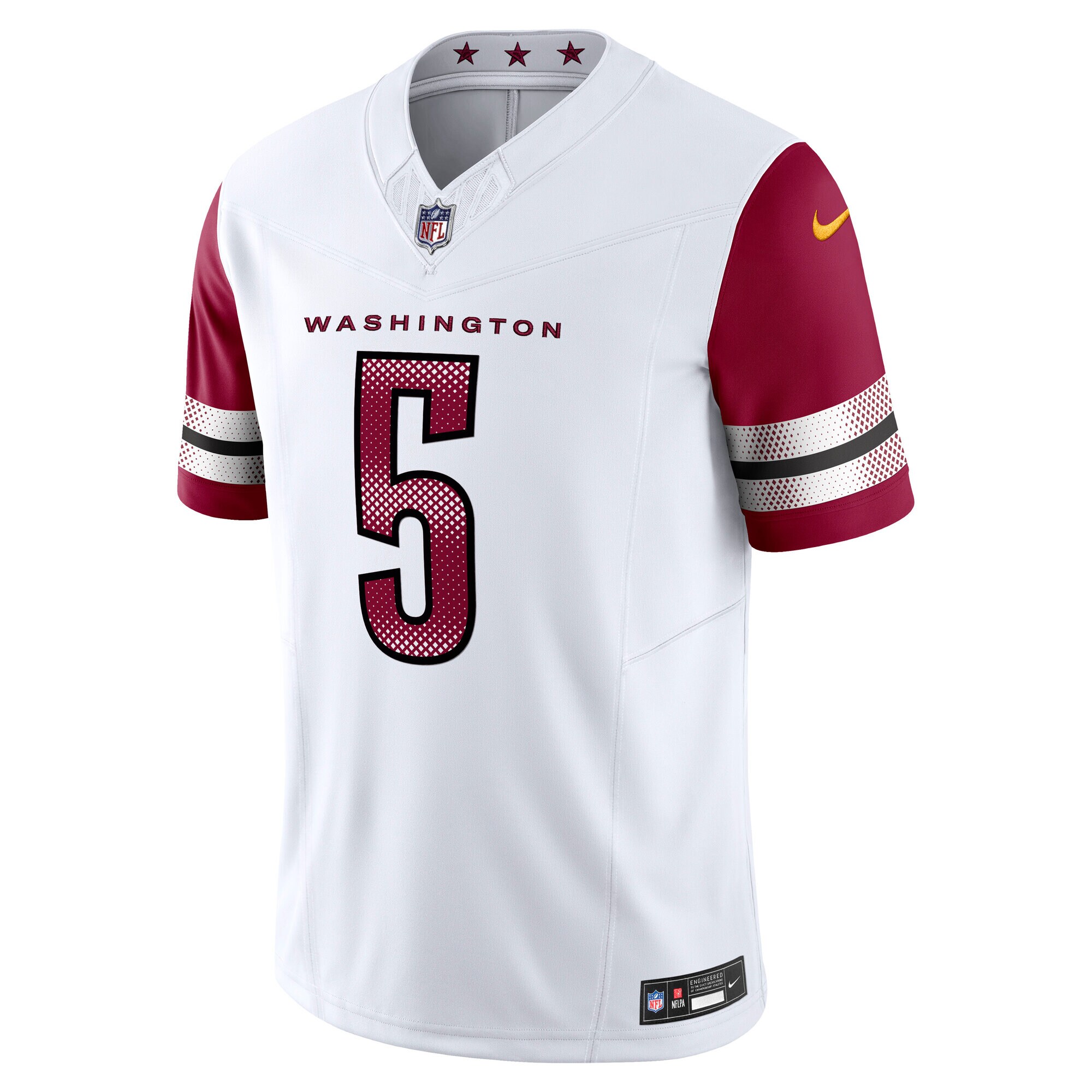 Jayden Daniels Washington Commanders Nike Vapor F.U.S.E. Limited Jersey – White Clowdercats