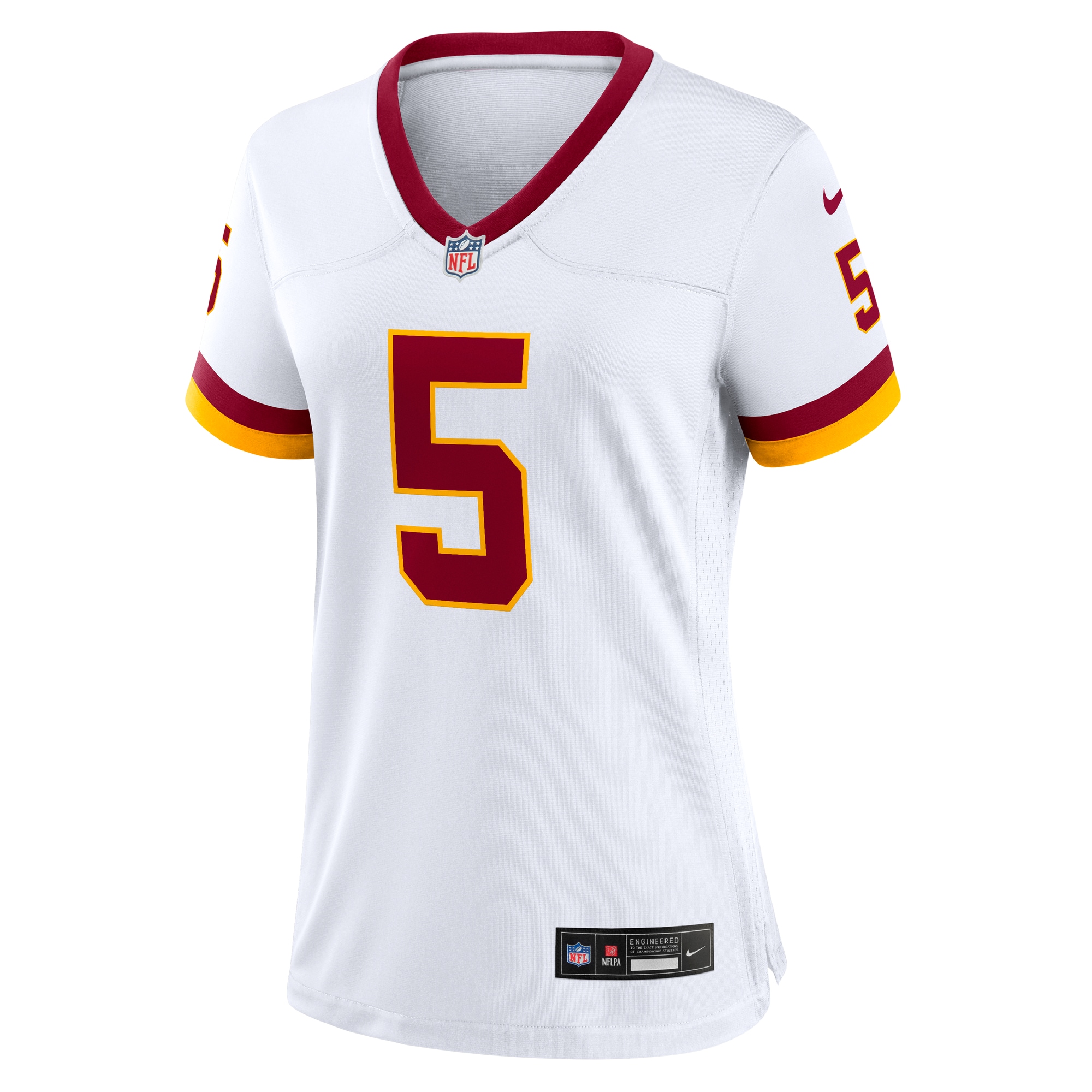 Jayden Daniels Washington Commanders Nike Women’s Game Super Bowl Era Jersey – White Clowdercats