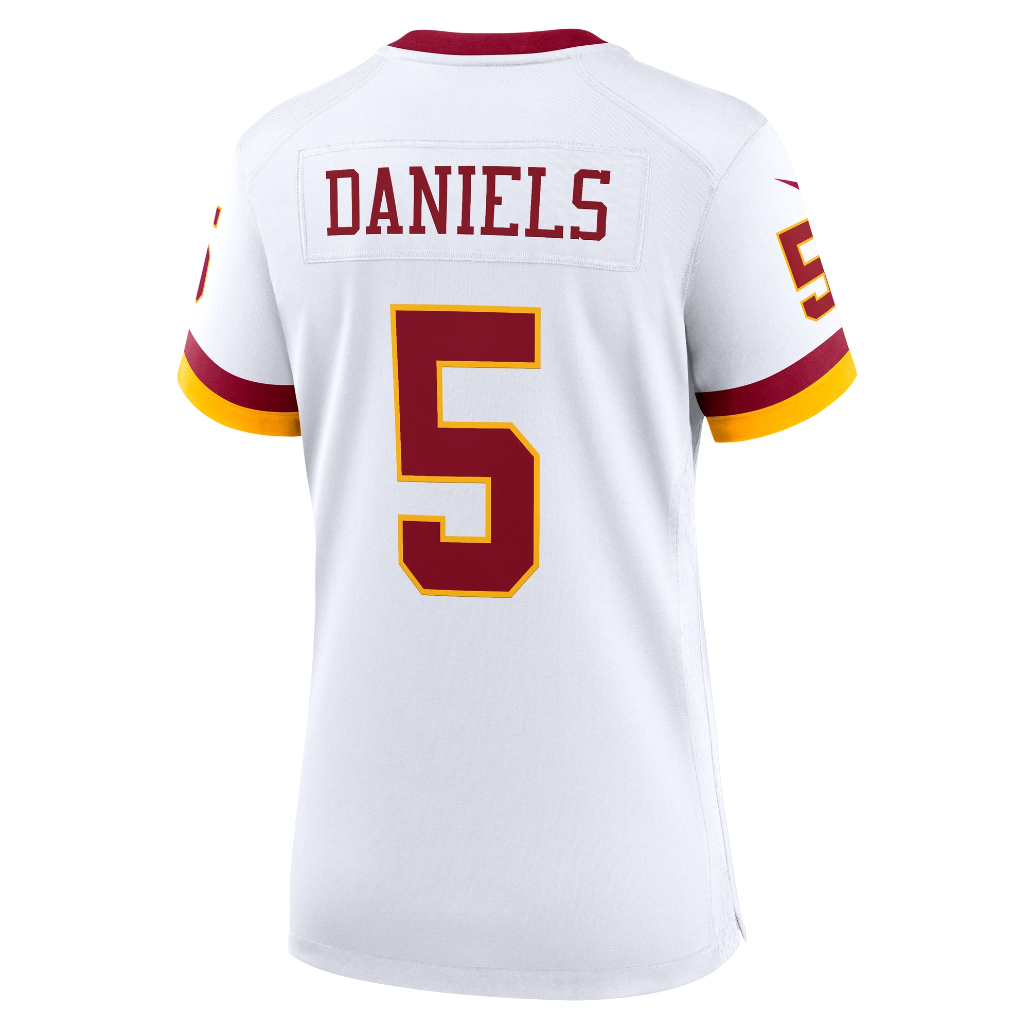 Jayden Daniels Washington Commanders Nike Women’s Game Super Bowl Era Jersey – White Clowdercats