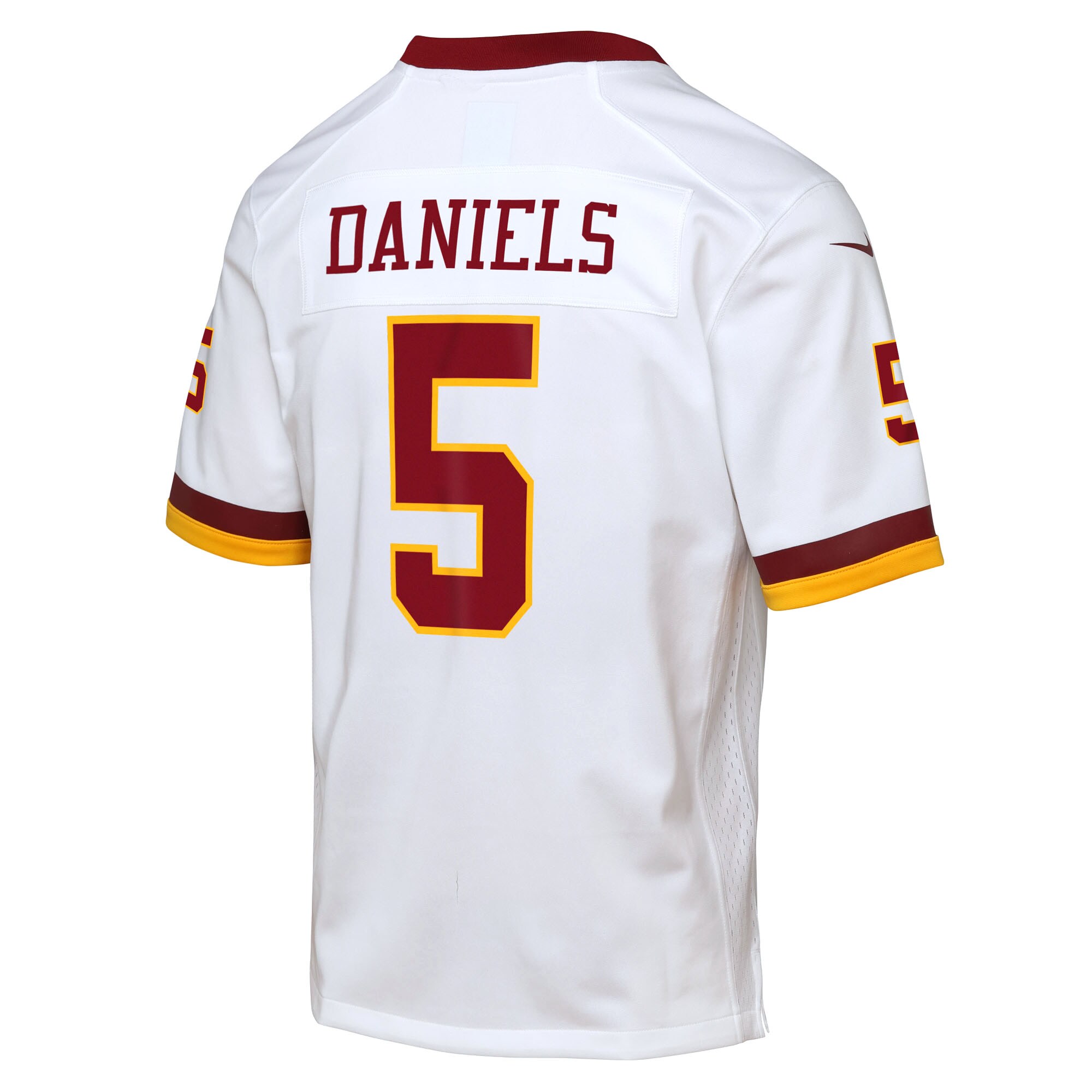Jayden Daniels Washington Commanders Nike Youth Game Super Bowl Era Jersey – White Clowdercats
