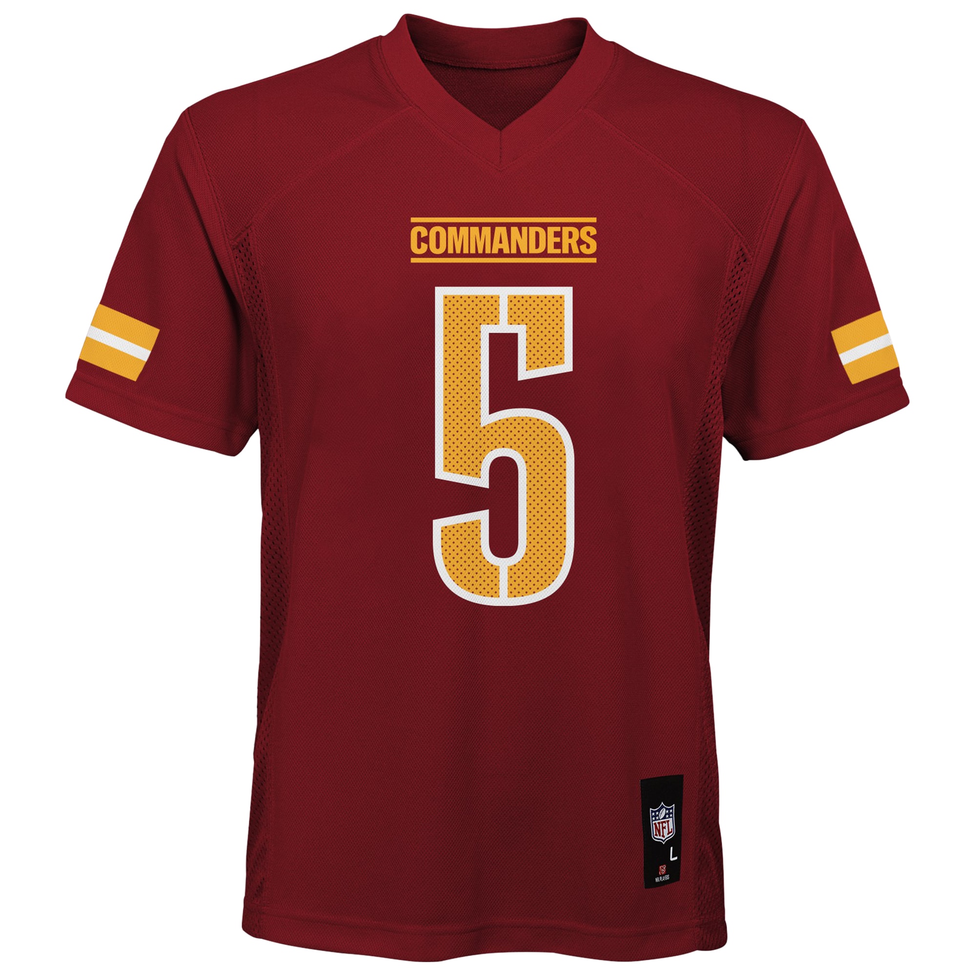 Jayden Daniels Washington Commanders Youth Replica Player Jersey – Burgundy Clowdercats