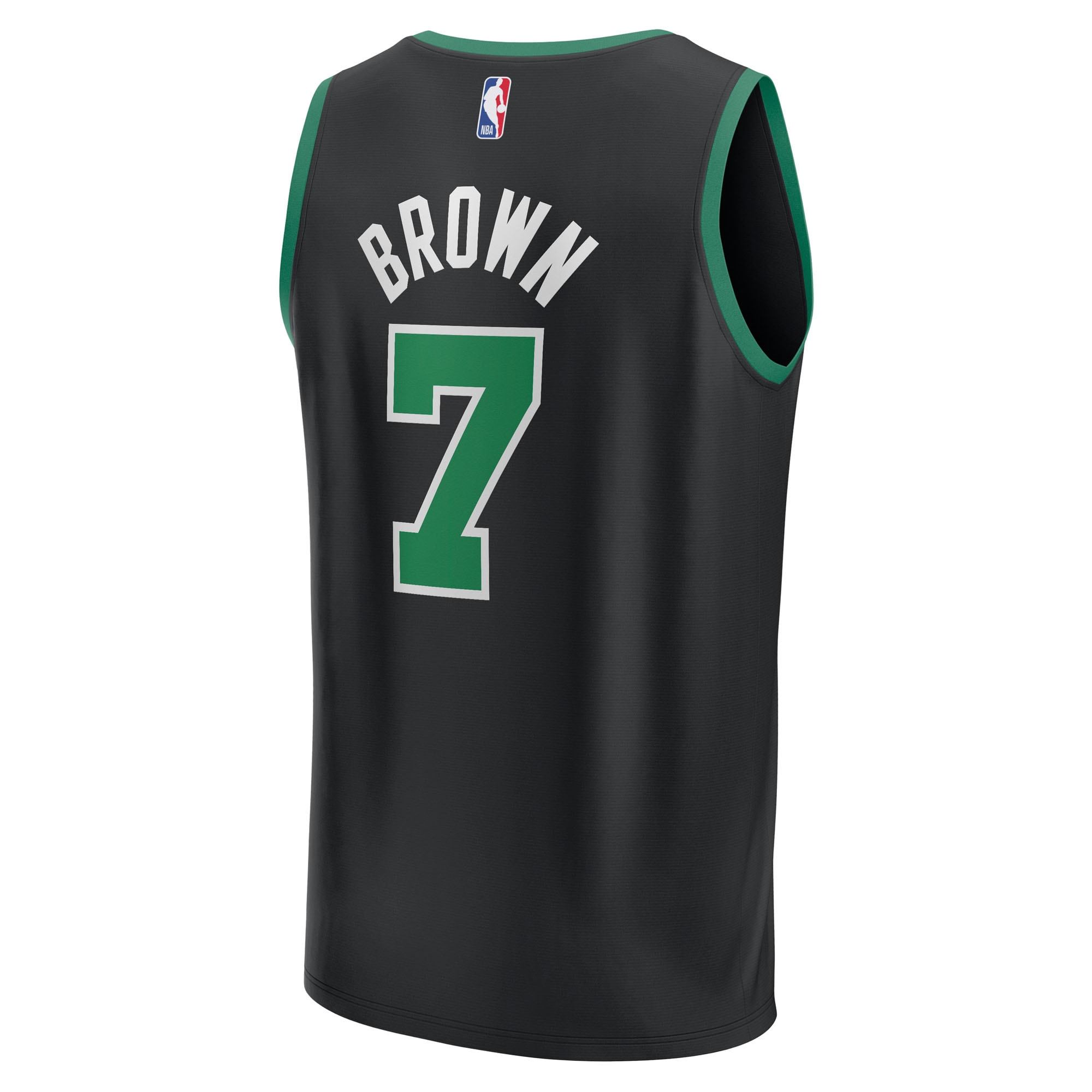 Jaylen Brown Boston Celtics Fanatics Fast Break Replica Player Jersey – Statement Edition – Black Clowdercats