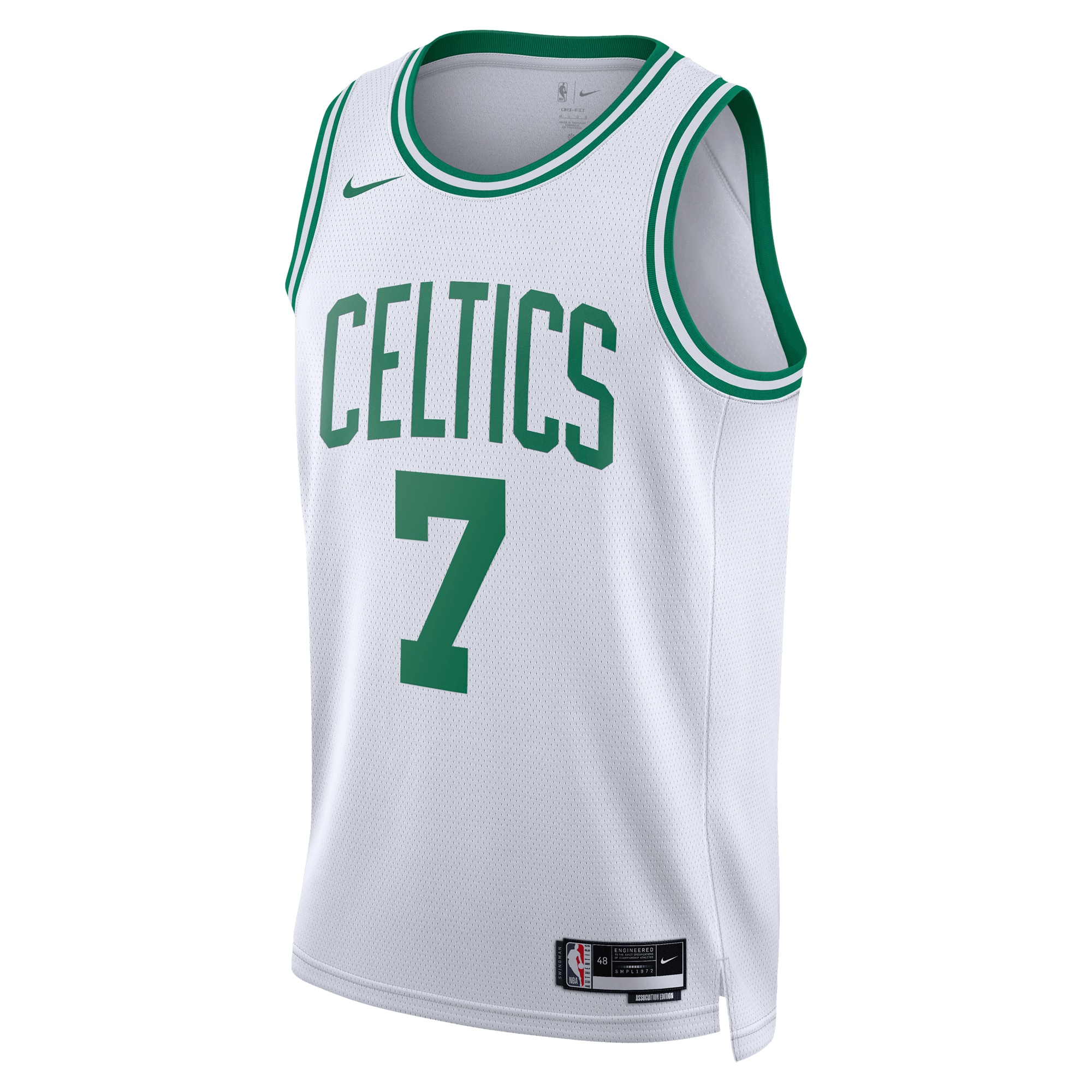 Jaylen Brown Boston Celtics Nike Unisex Swingman Jersey – Association Edition – White Clowdercats