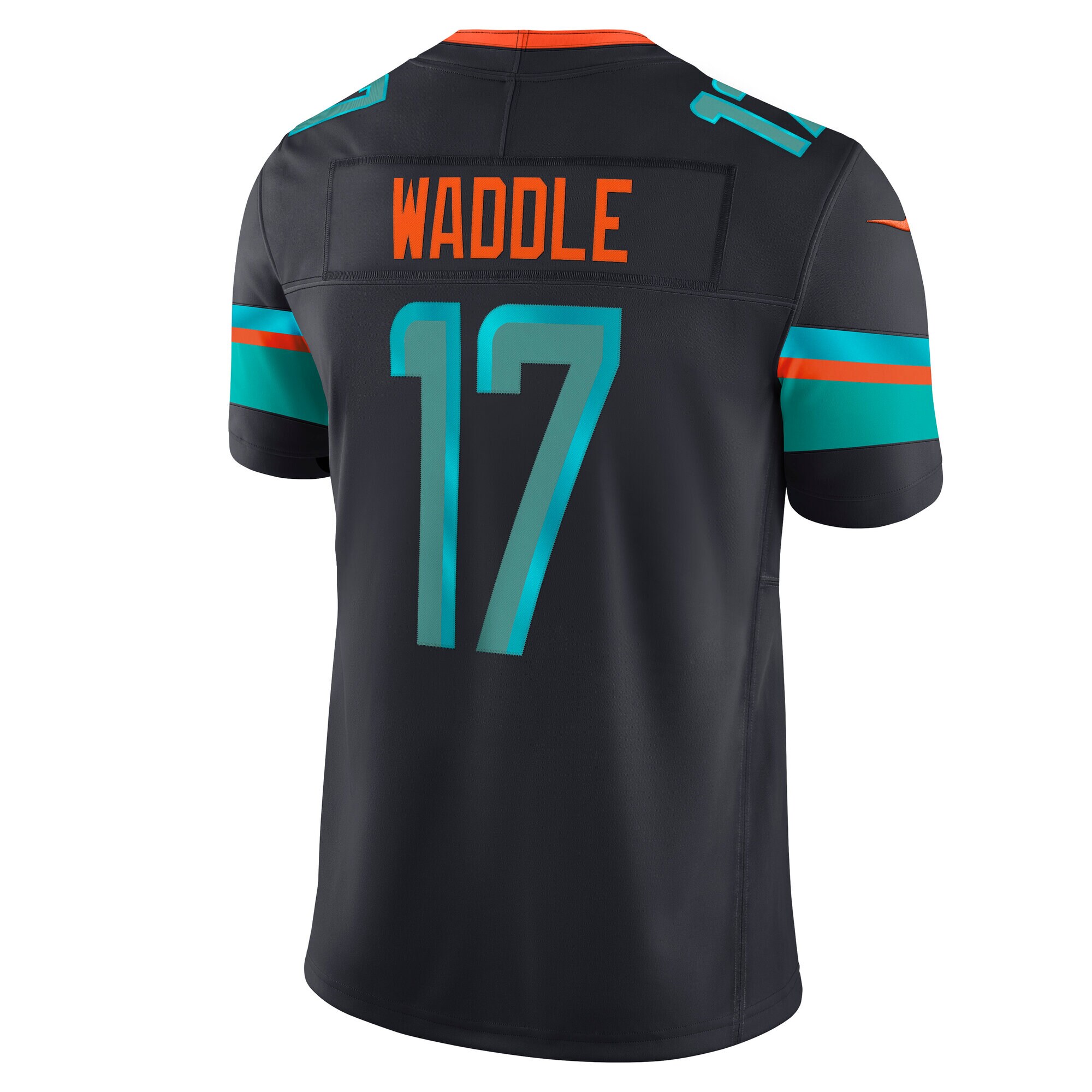 Jaylen Waddle Miami Dolphins Nike 2025 Rivalries Collection Limited Jersey – Pitch Blue Clowdercats
