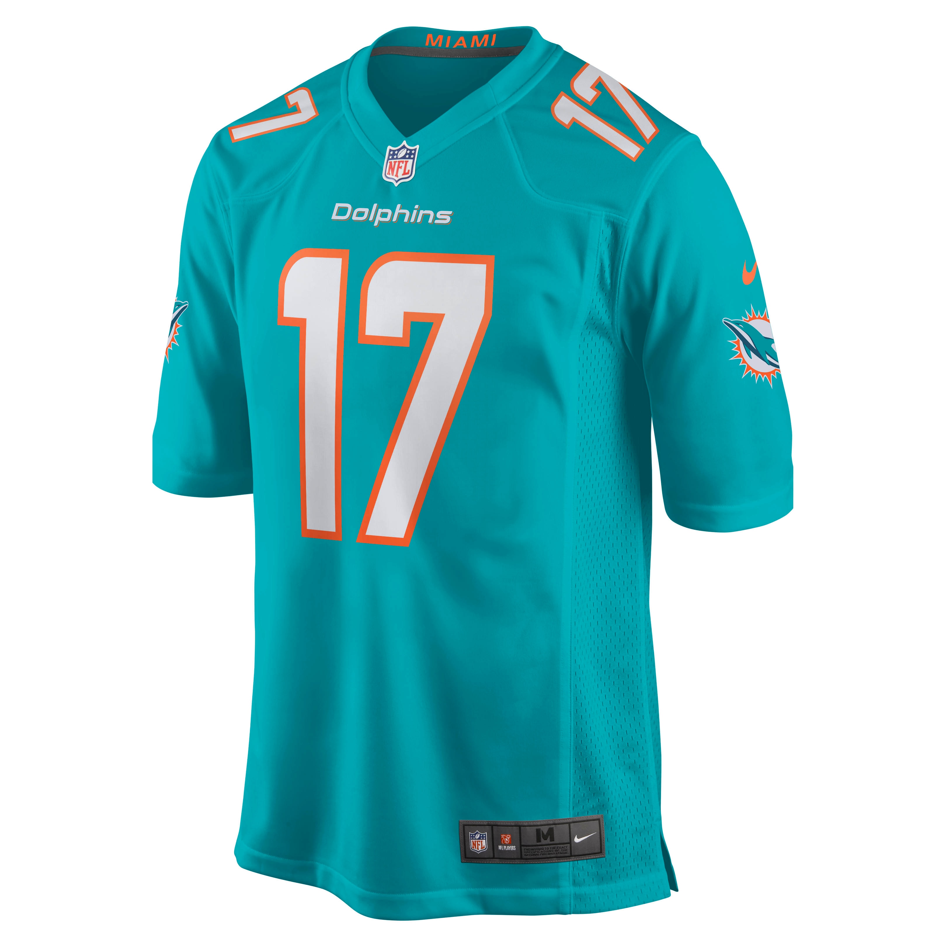 Jaylen Waddle Miami Dolphins Nike Game Player Jersey – Aqua Clowdercats