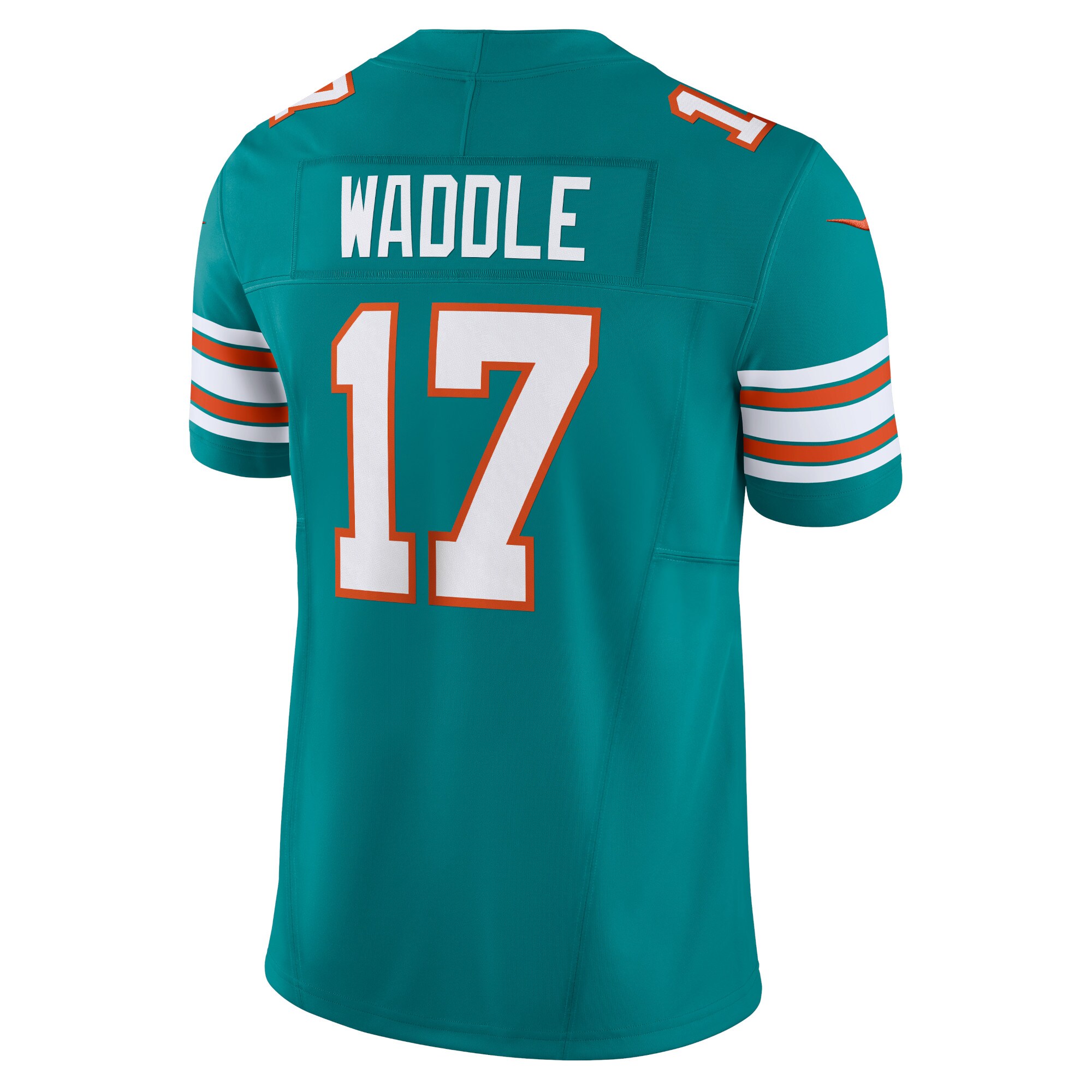 Jaylen Waddle Miami Dolphins Nike Vapor F.U.S.E. Limited Jersey – Aqua Clowdercats