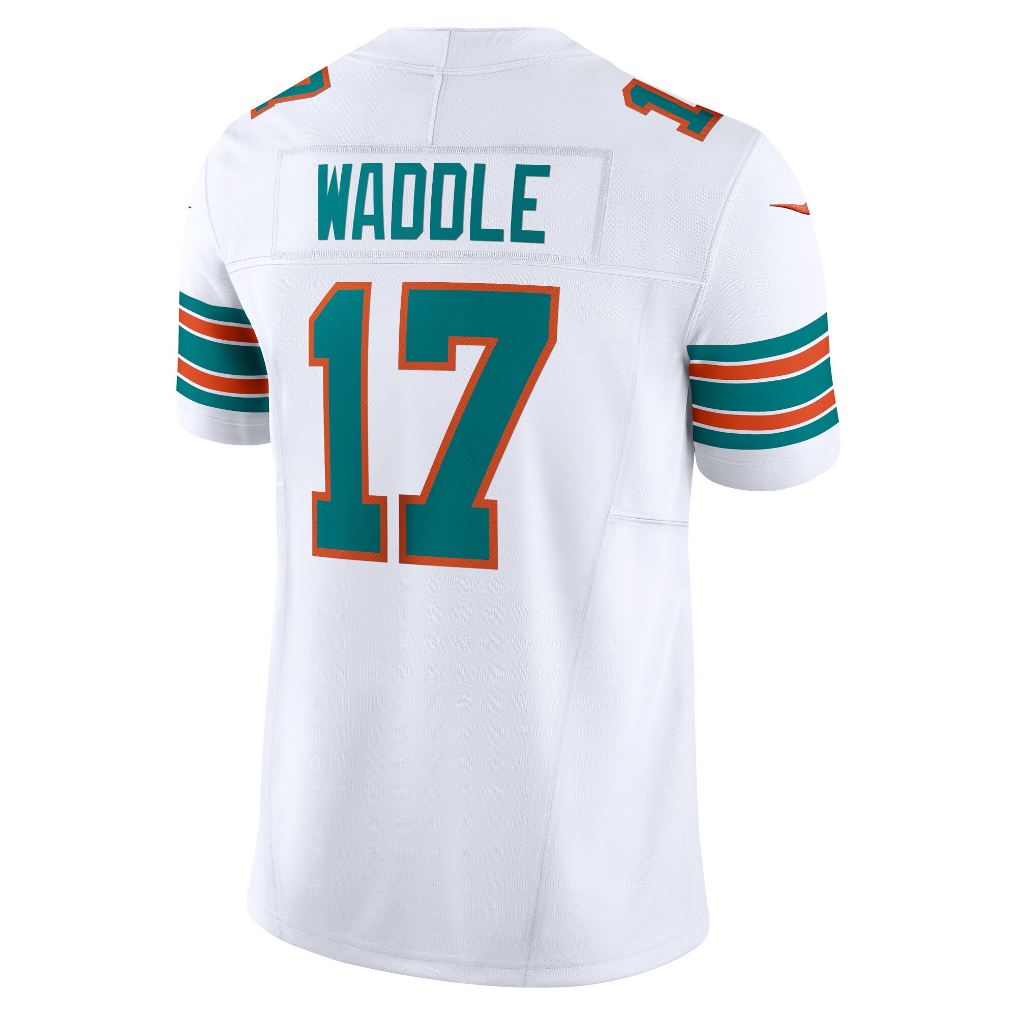 Jaylen Waddle Miami Dolphins Nike Vapor F.U.S.E. Limited Jersey – White Clowdercats