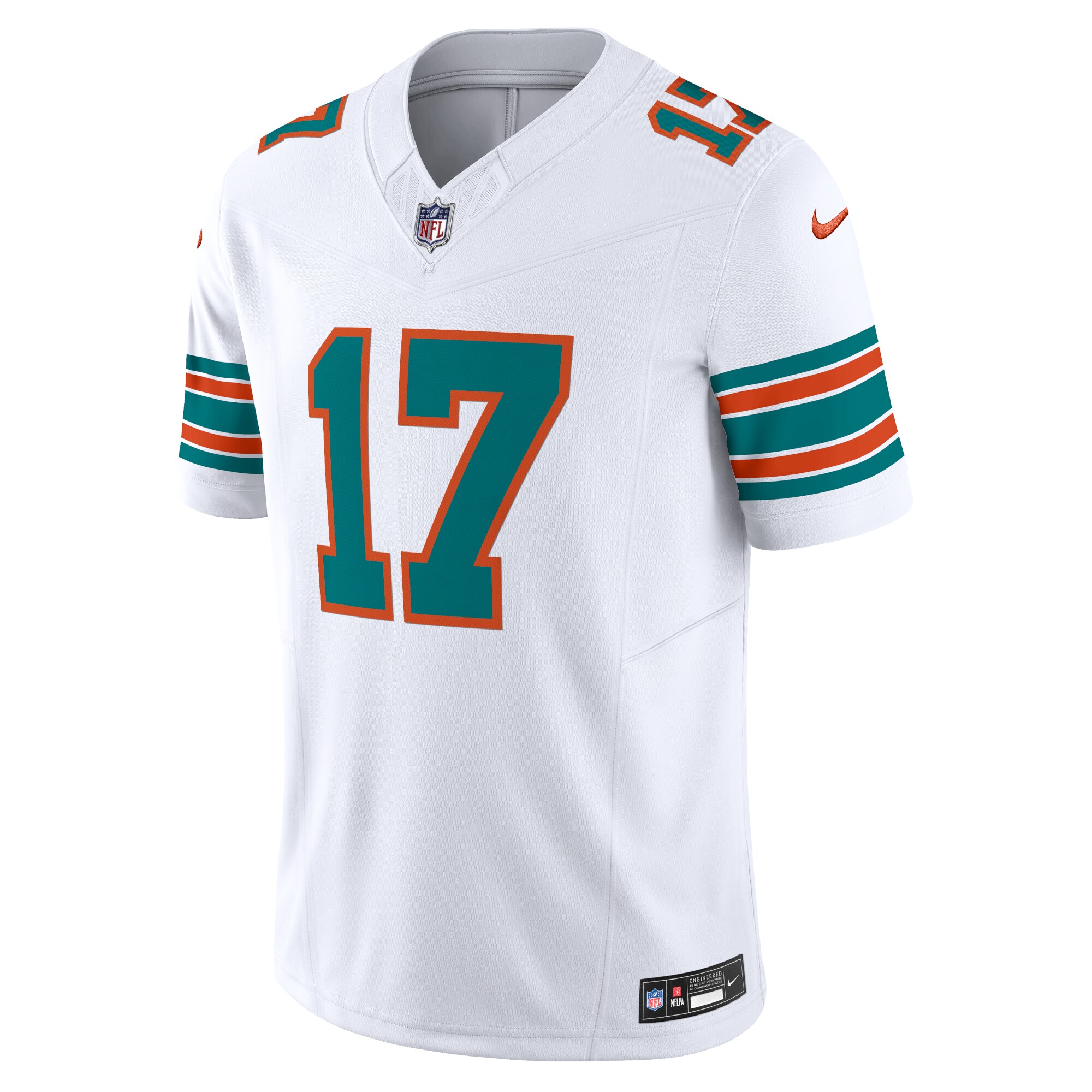 Jaylen Waddle Miami Dolphins Nike Vapor F.U.S.E. Limited Jersey – White Clowdercats