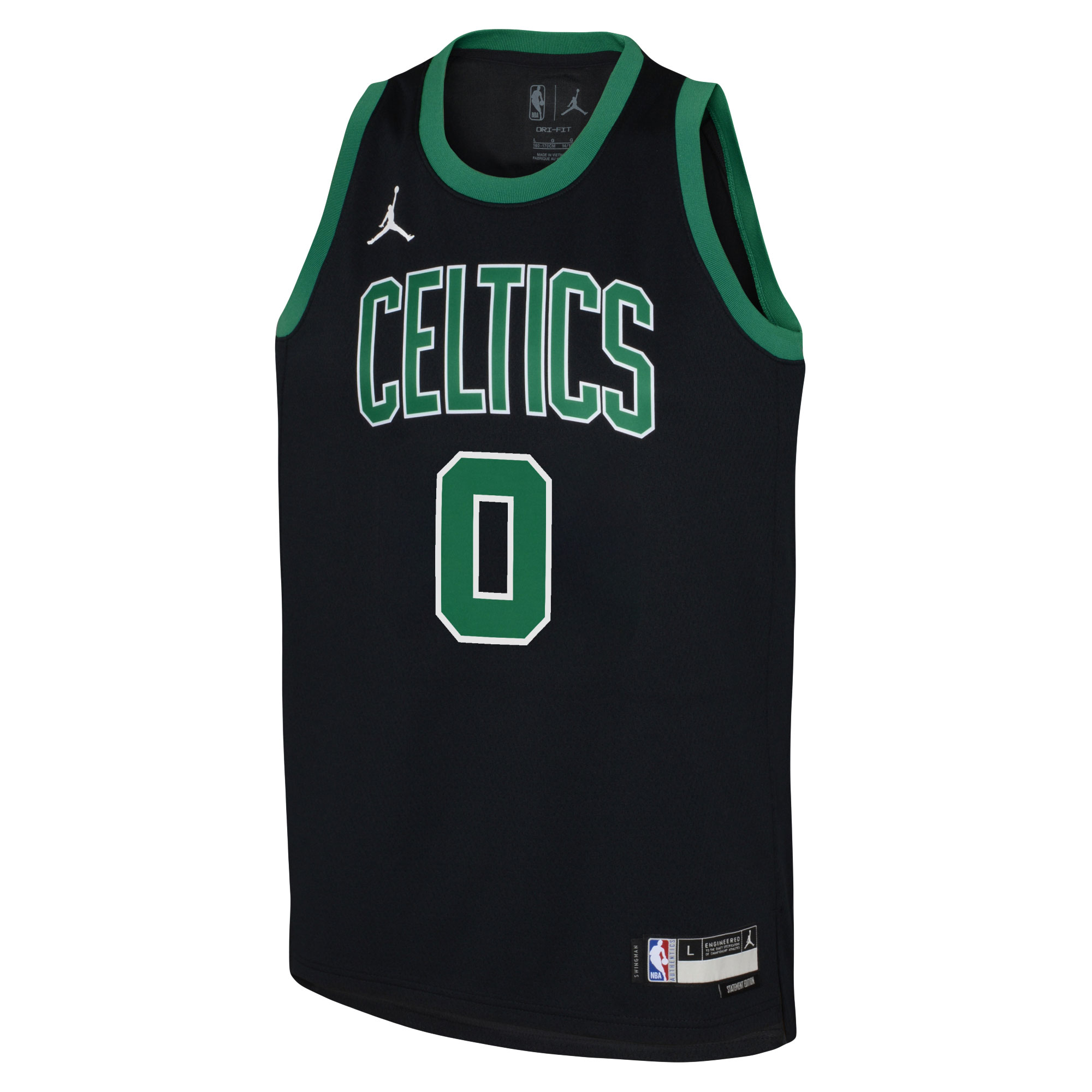 Jayson Tatum Boston Celtics Jordan Brand Youth Swingman Jersey – Statement Edition – Black Clowdercats
