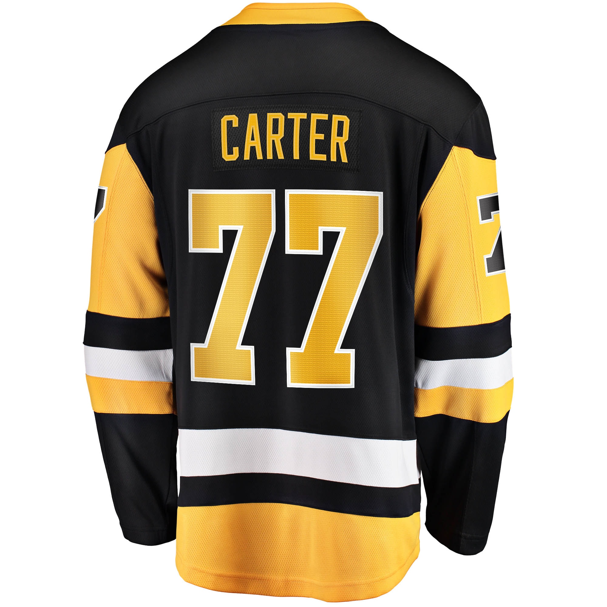 Jeff Carter Pittsburgh Penguins Fanatics Home Breakaway Replica Jersey – Black Clowdercats