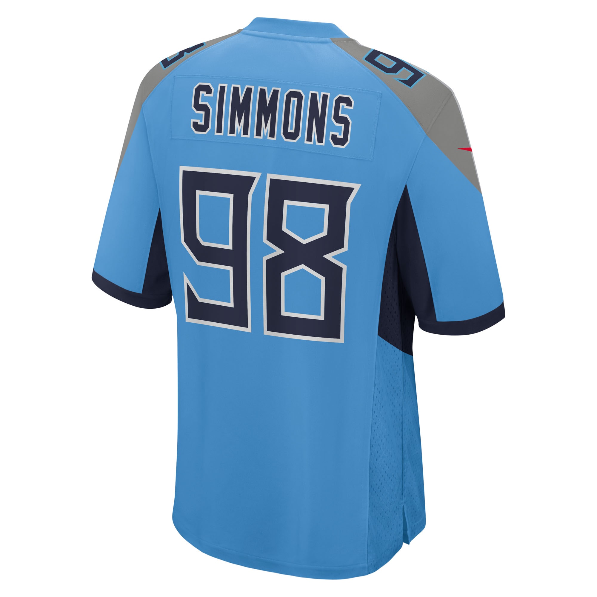 Jeffery Simmons Tennessee Titans Nike Team Game Jersey – Light Blue Clowdercats