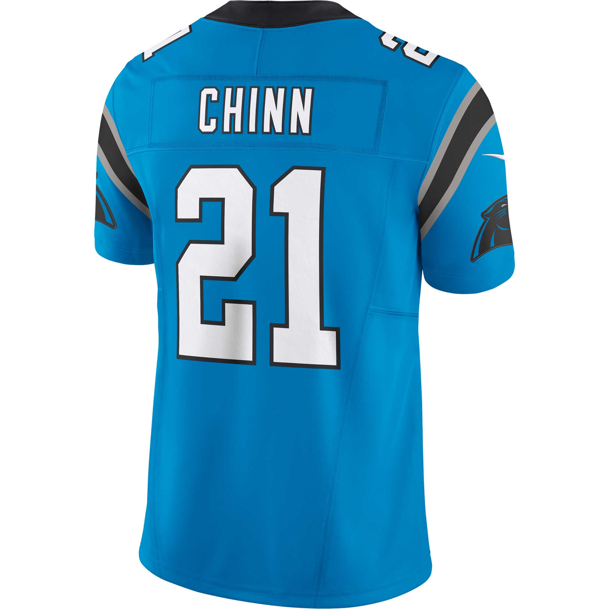 Jeremy Chinn Carolina Panthers Nike Vapor F.U.S.E. Limited Jersey – Blue Clowdercats