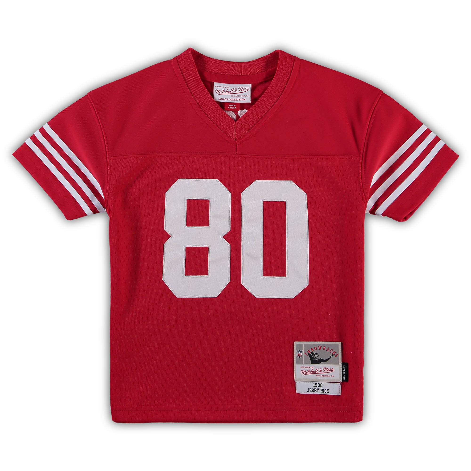 Jerry Rice San Francisco 49ers Mitchell & Ness Preschool 1990 Retired Player Legacy Jersey – Scarlet Clowdercats