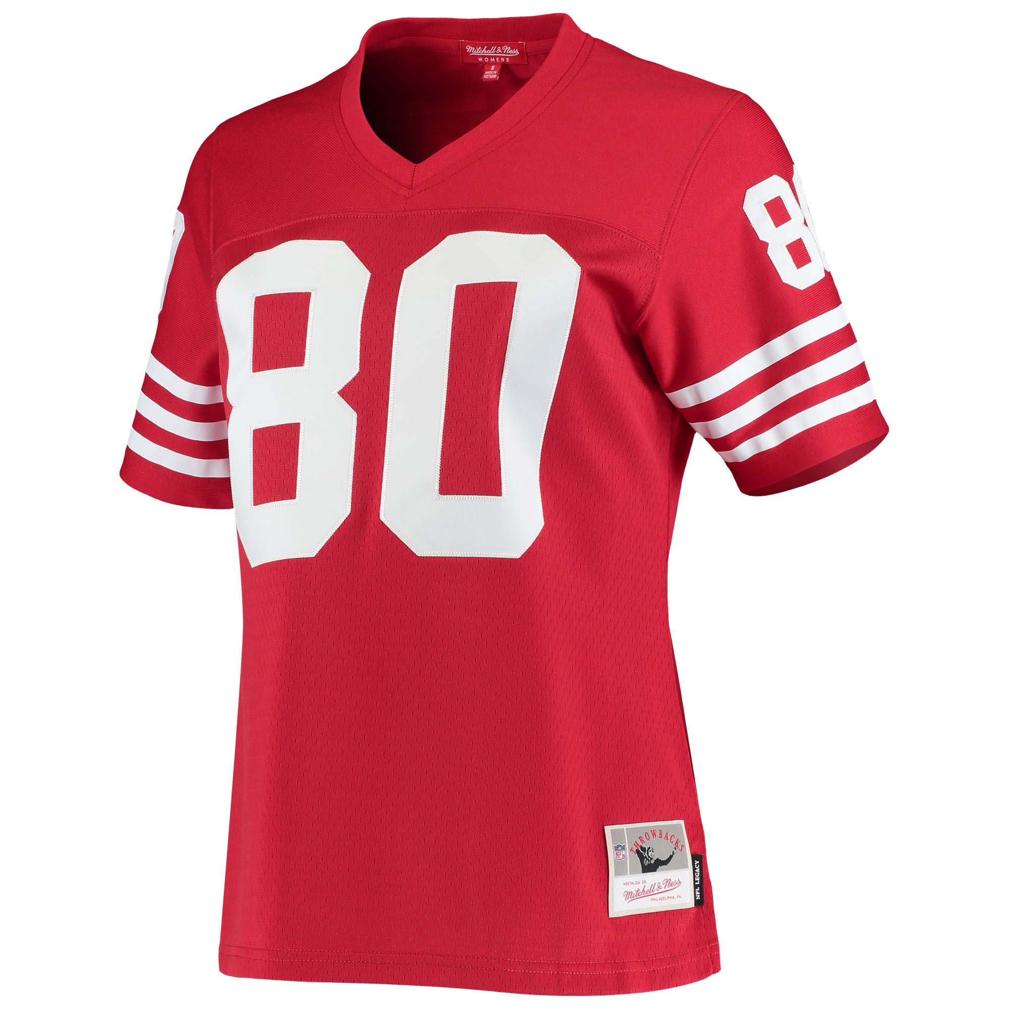 Jerry Rice San Francisco 49ers Mitchell & Ness Women’s 1990 Legacy Replica Jersey – Scarlet Clowdercats