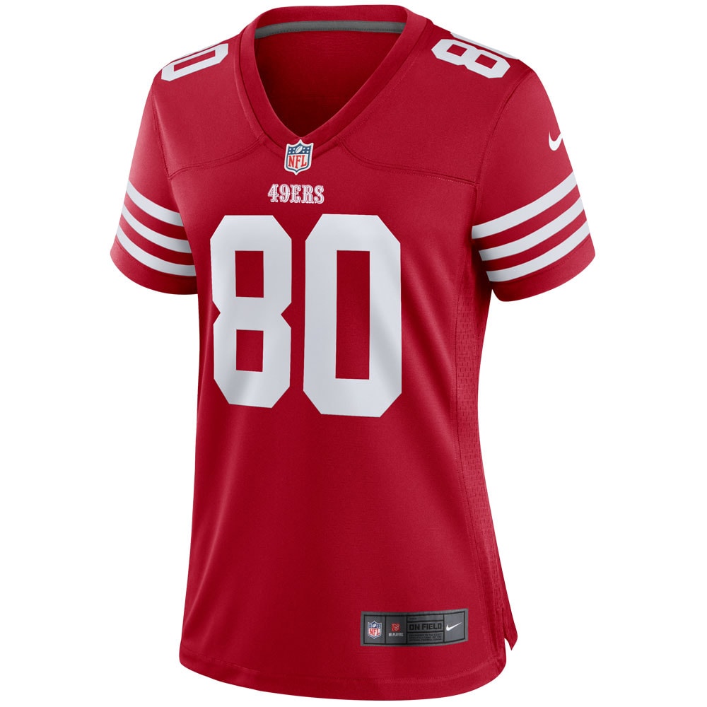 Jerry Rice San Francisco 49ers Nike Women’s Retired Player Game Jersey – Scarlet Clowdercats