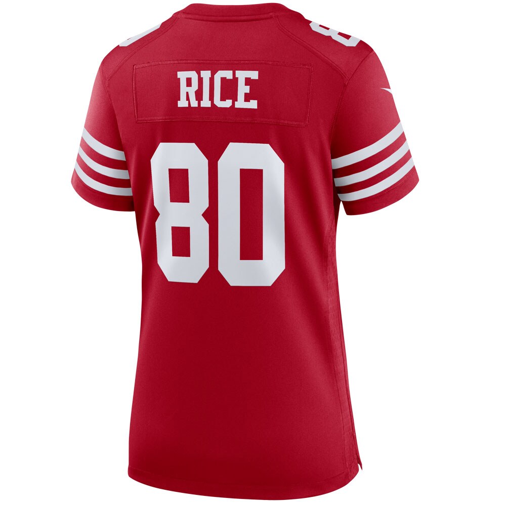 Jerry Rice San Francisco 49ers Nike Women’s Retired Player Game Jersey – Scarlet Clowdercats