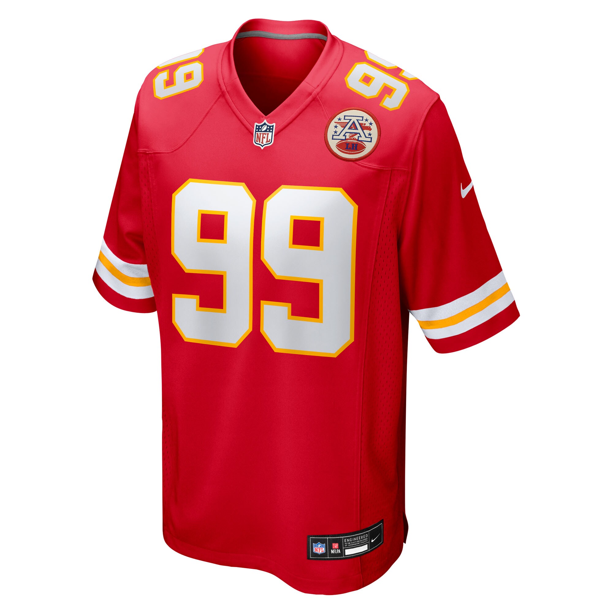 Jerry Tillery Kansas City Chiefs Nike Team Game Jersey – Red Clowdercats