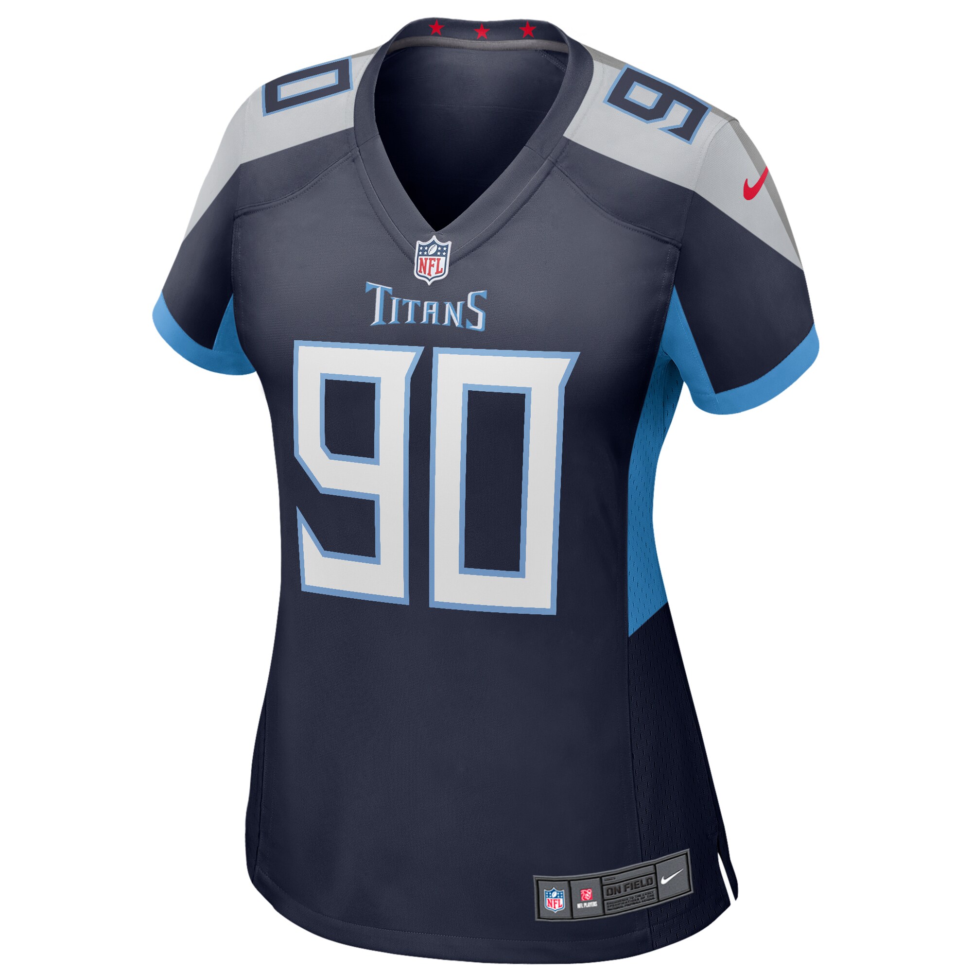Jevon Kearse Tennessee Titans Nike Women’s Game Retired Player Jersey – Navy Clowdercats