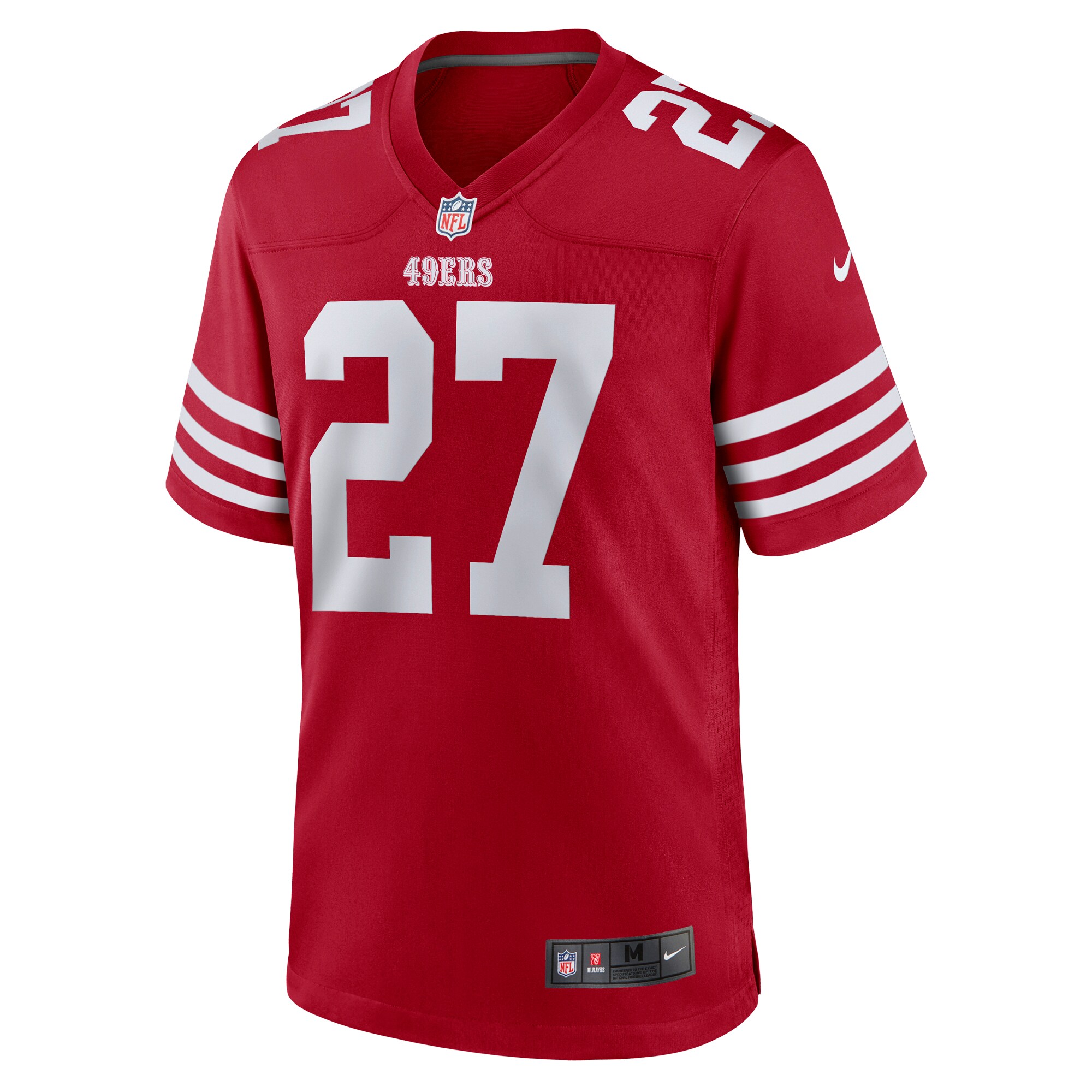 Ji’Ayir Brown San Francisco 49ers Nike Team Game Jersey – Scarlet Clowdercats