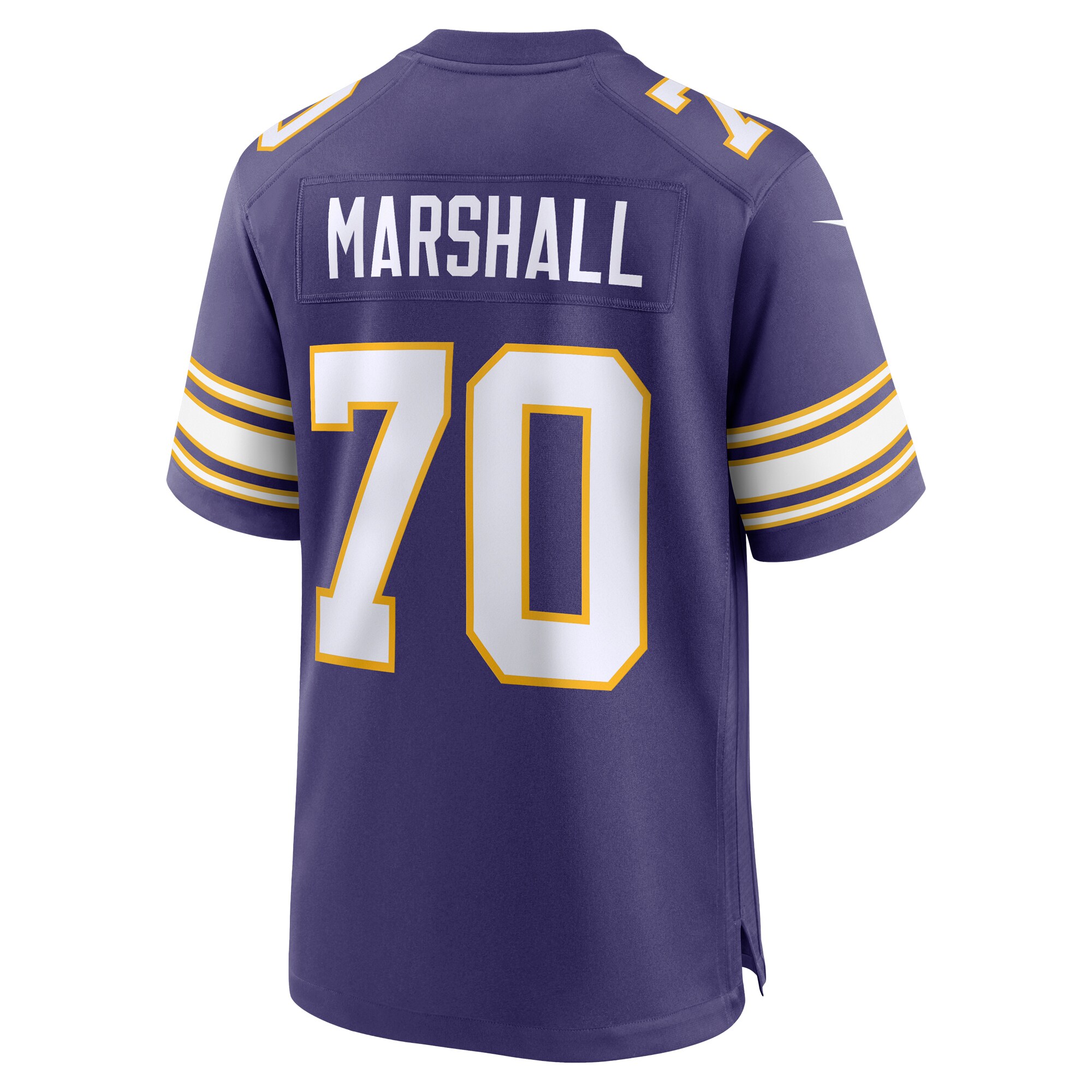 Jim Marshall Minnesota Vikings Nike Retired Player Alternate Game Jersey – Purple Clowdercats