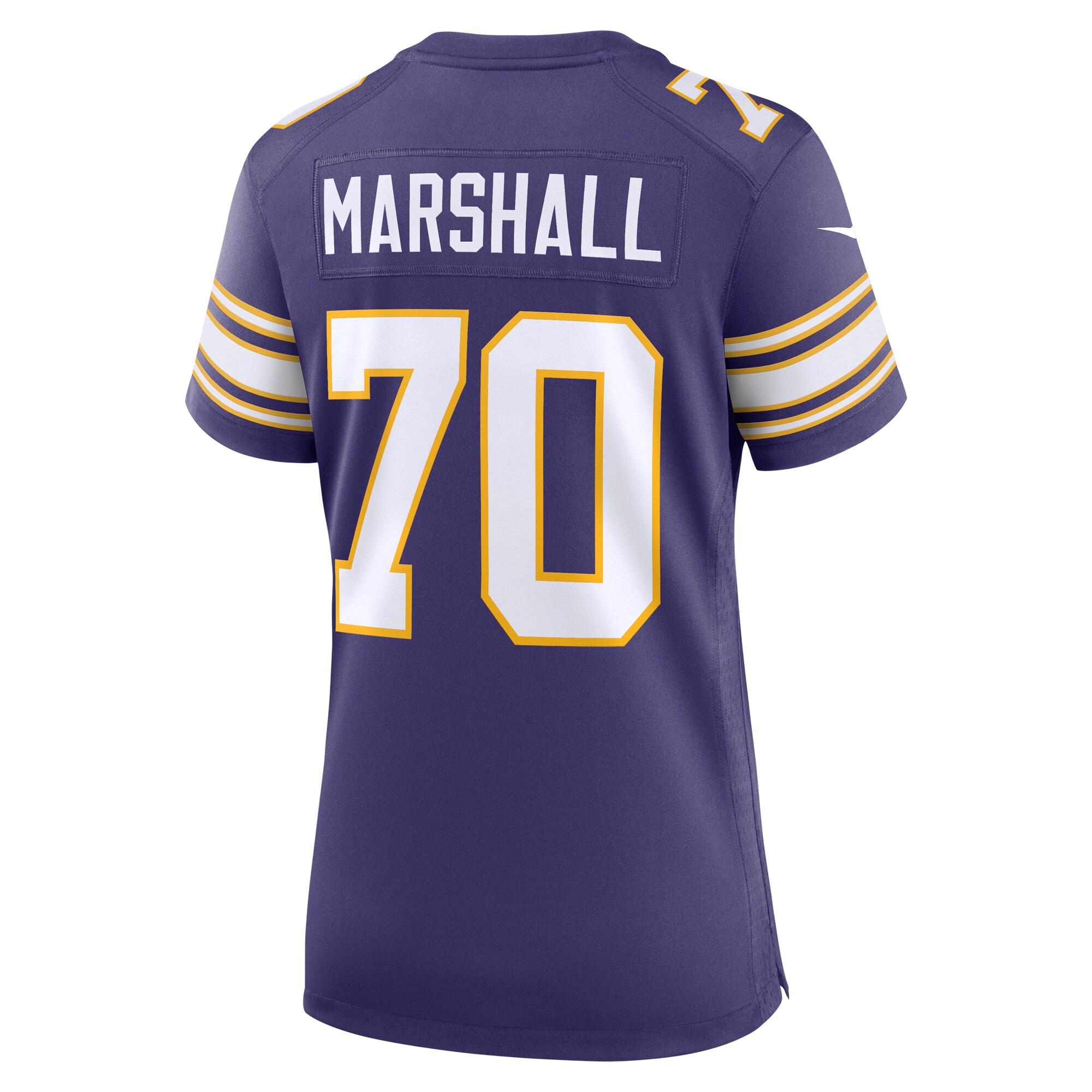 Jim Marshall Minnesota Vikings Nike Women’s Classic Retired Player Jersey – Purple Clowdercats