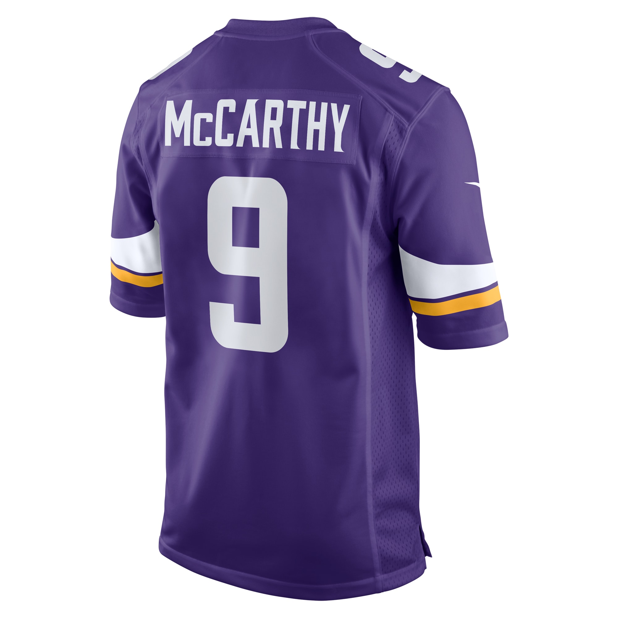 J.J. McCarthy Minnesota Vikings Nike Player Game Jersey – Purple Clowdercats